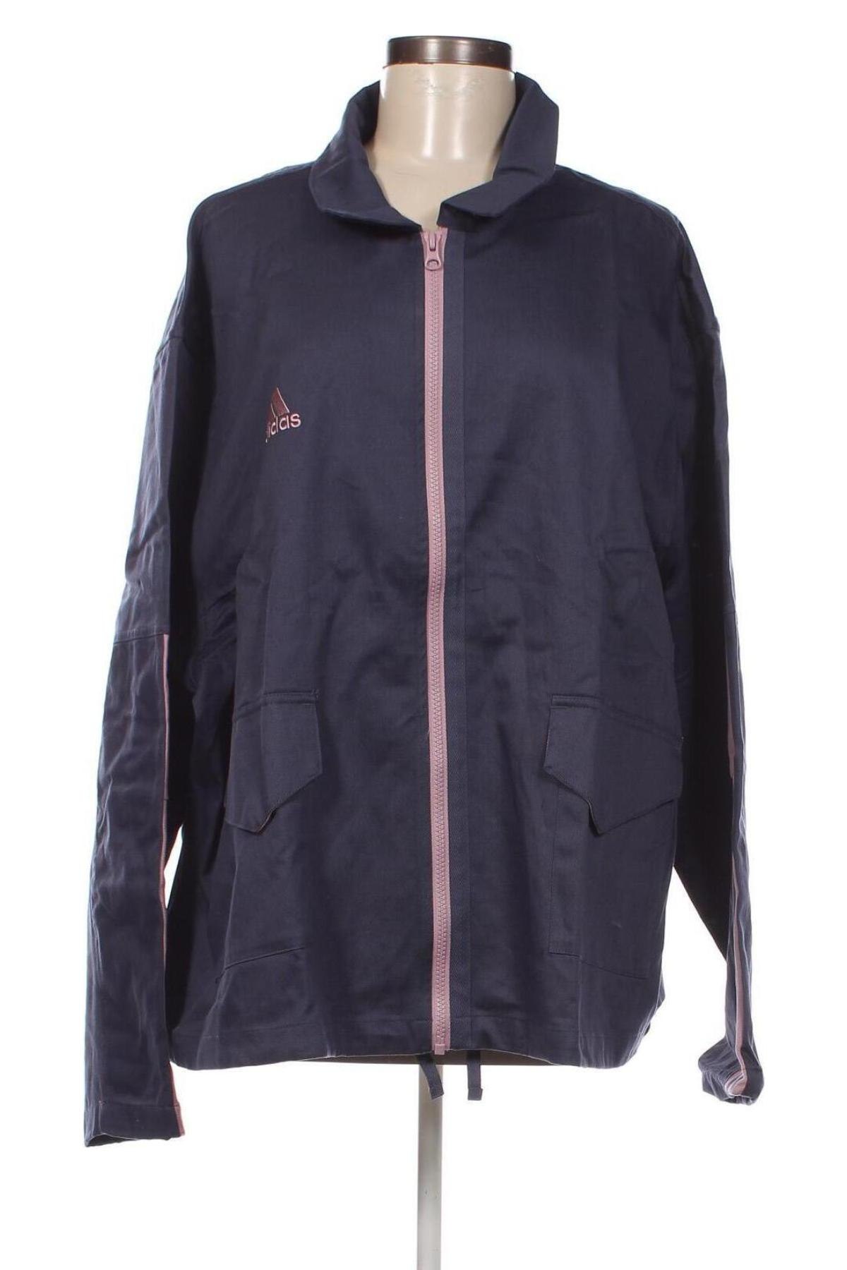 Damenjacke Adidas, Größe 4XL, Farbe Blau, Preis 47,09 €