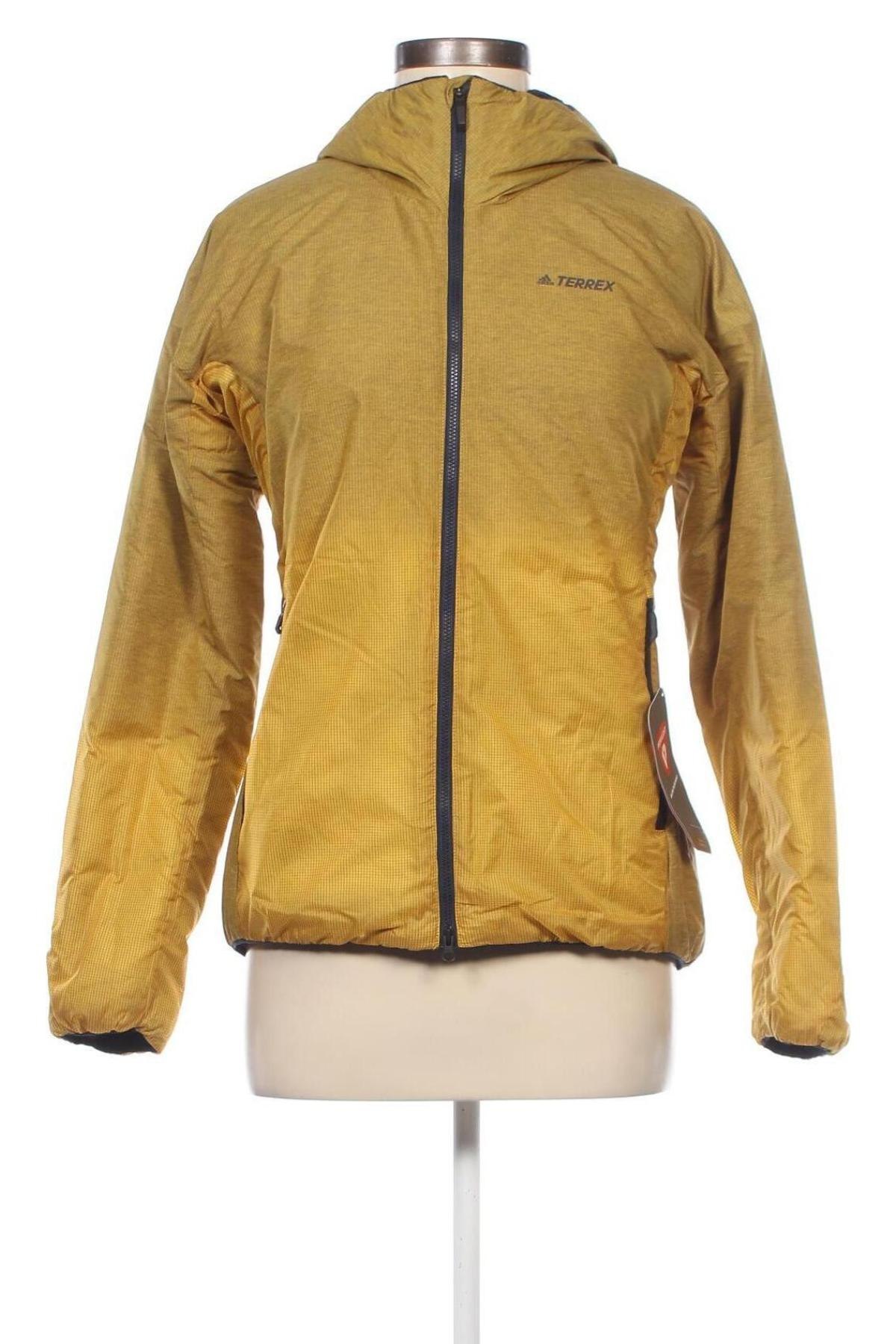 Γυναικείο μπουφάν Adidas, Μέγεθος S, Χρώμα Κίτρινο, Τιμή 97,94 €