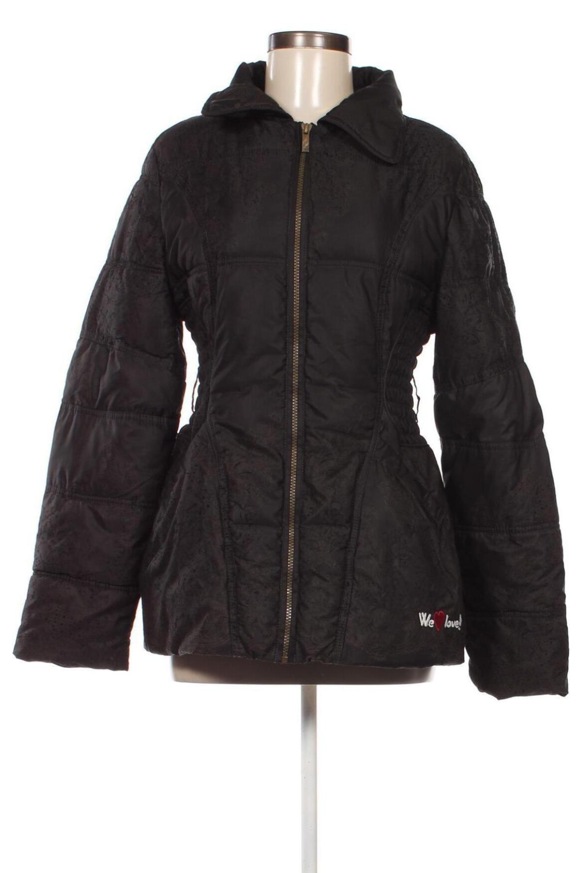 Γυναικείο μπουφάν Desigual, Μέγεθος S, Χρώμα Μαύρο, Τιμή 61,24 €