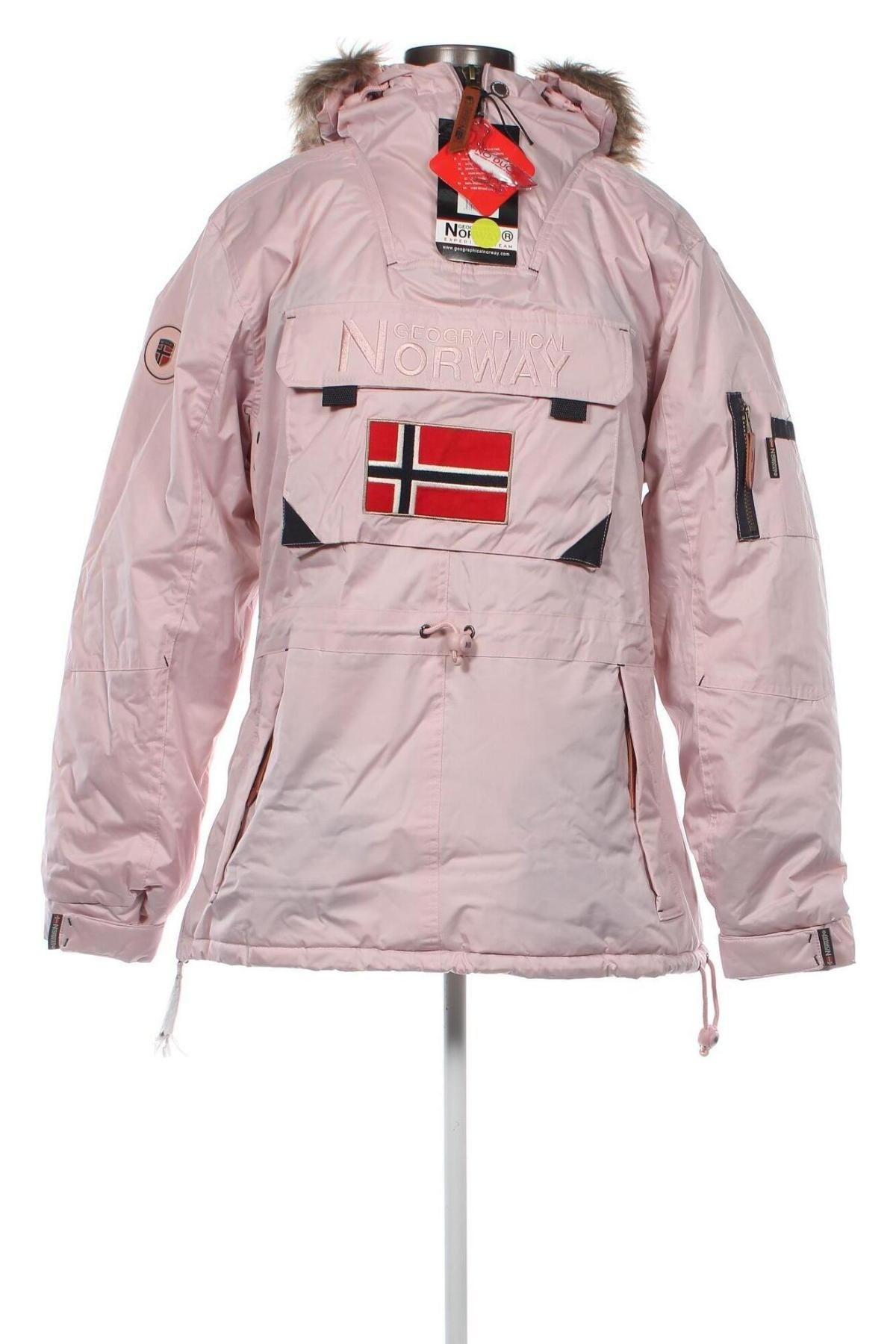 Kurtka damska Geographical Norway, Rozmiar XL, Kolor Różowy, Cena 482,58 zł