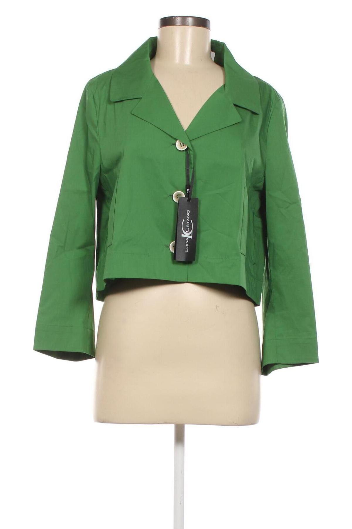 Γυναικείο μπουφάν Luisa Cerano, Μέγεθος S, Χρώμα Πράσινο, Τιμή 56,51 €