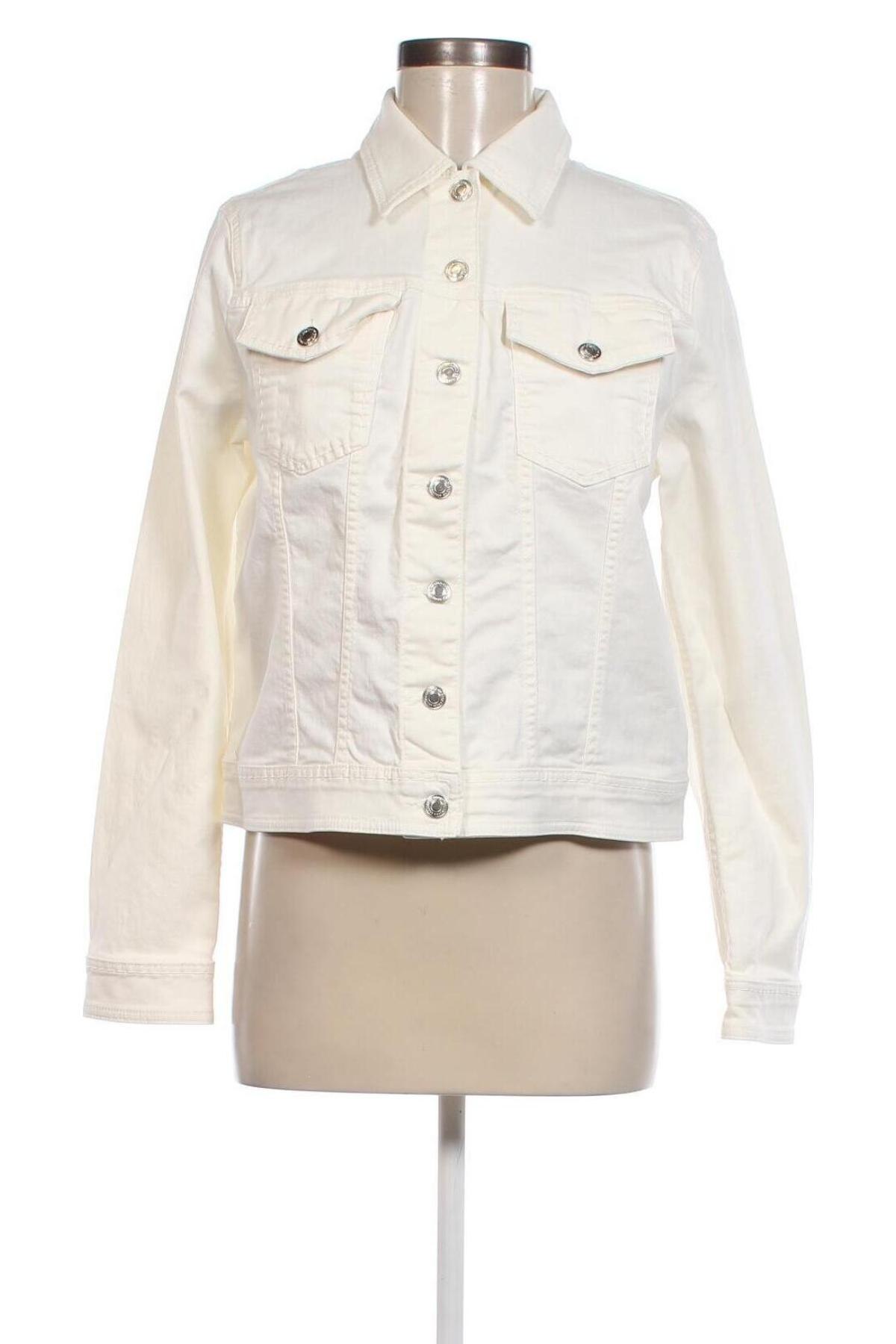 Γυναικείο μπουφάν United Colors Of Benetton, Μέγεθος L, Χρώμα Λευκό, Τιμή 55,67 €