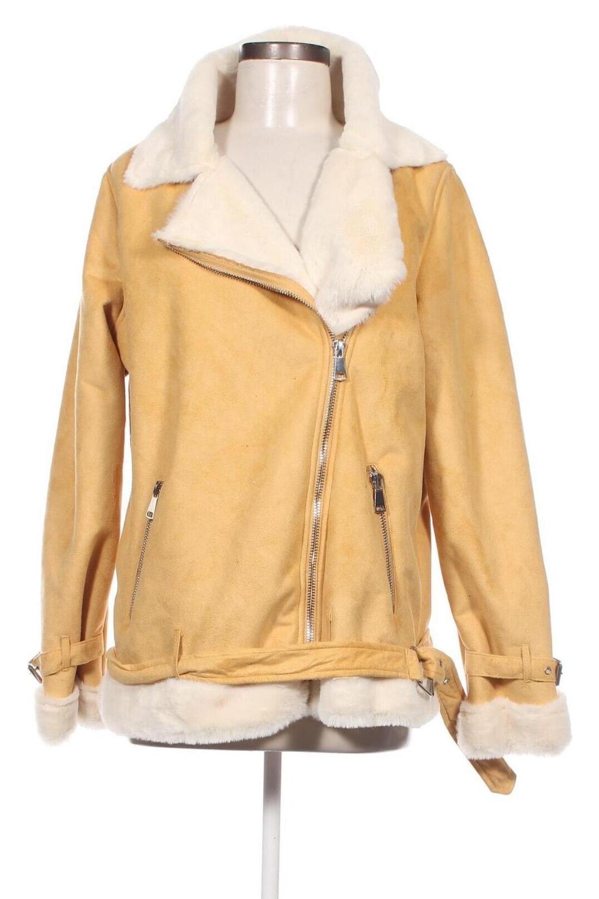Γυναικείο μπουφάν Yfl Reserved, Μέγεθος L, Χρώμα  Μπέζ, Τιμή 26,77 €
