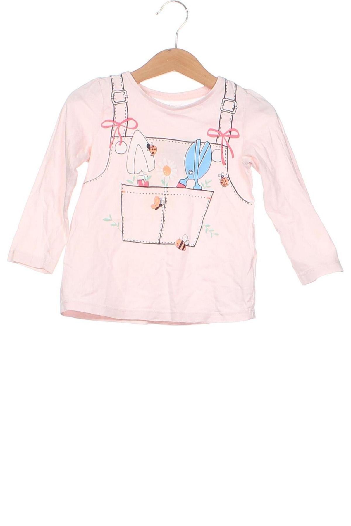 Детска блуза, Размер 18-24m/ 86-98 см, Цвят Розов, Цена 13,05 лв.