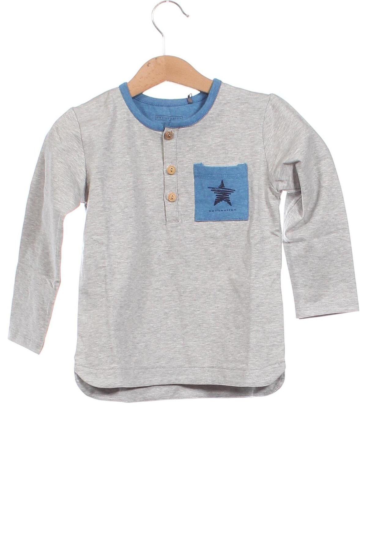 Детска блуза Belly Button, Размер 18-24m/ 86-98 см, Цвят Сив, Цена 18,00 лв.