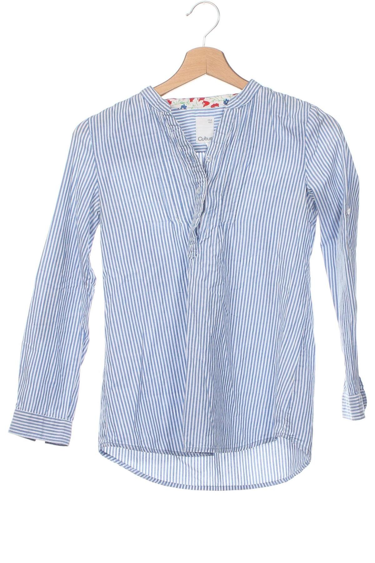 Kinder Shirt Cubus, Größe 11-12y/ 152-158 cm, Farbe Blau, Preis 3,13 €