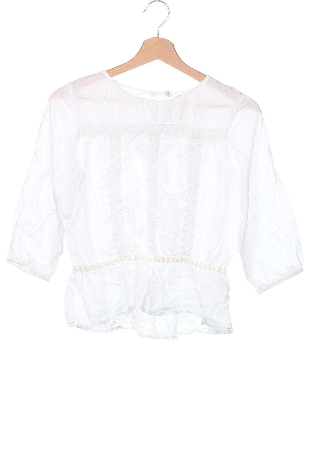 Детска блуза H&M, Размер 13-14y/ 164-168 см, Цвят Бял, Цена 6,12 лв.