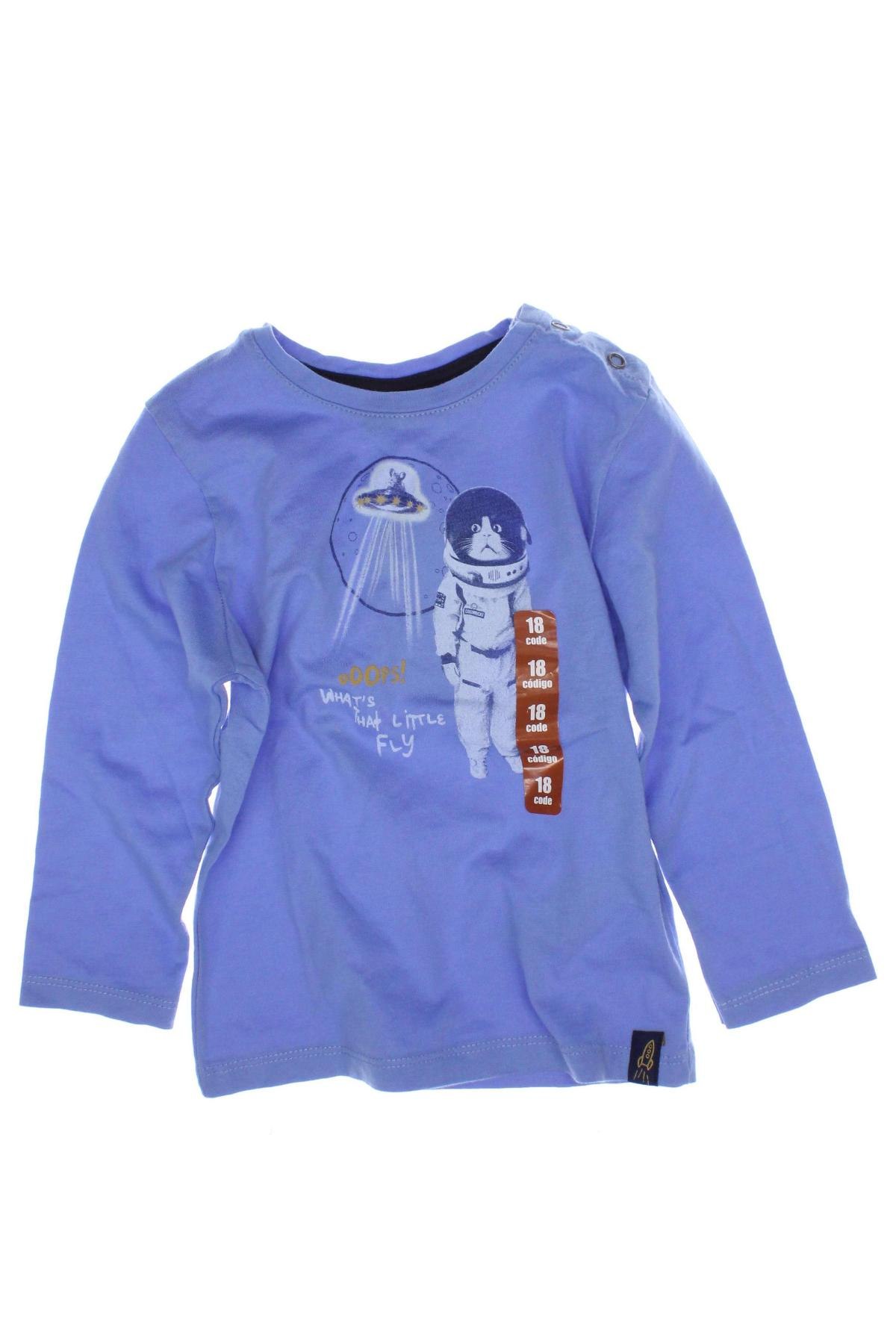 Kinder Shirt Zara, Größe 12-18m/ 80-86 cm, Farbe Blau, Preis 13,84 €