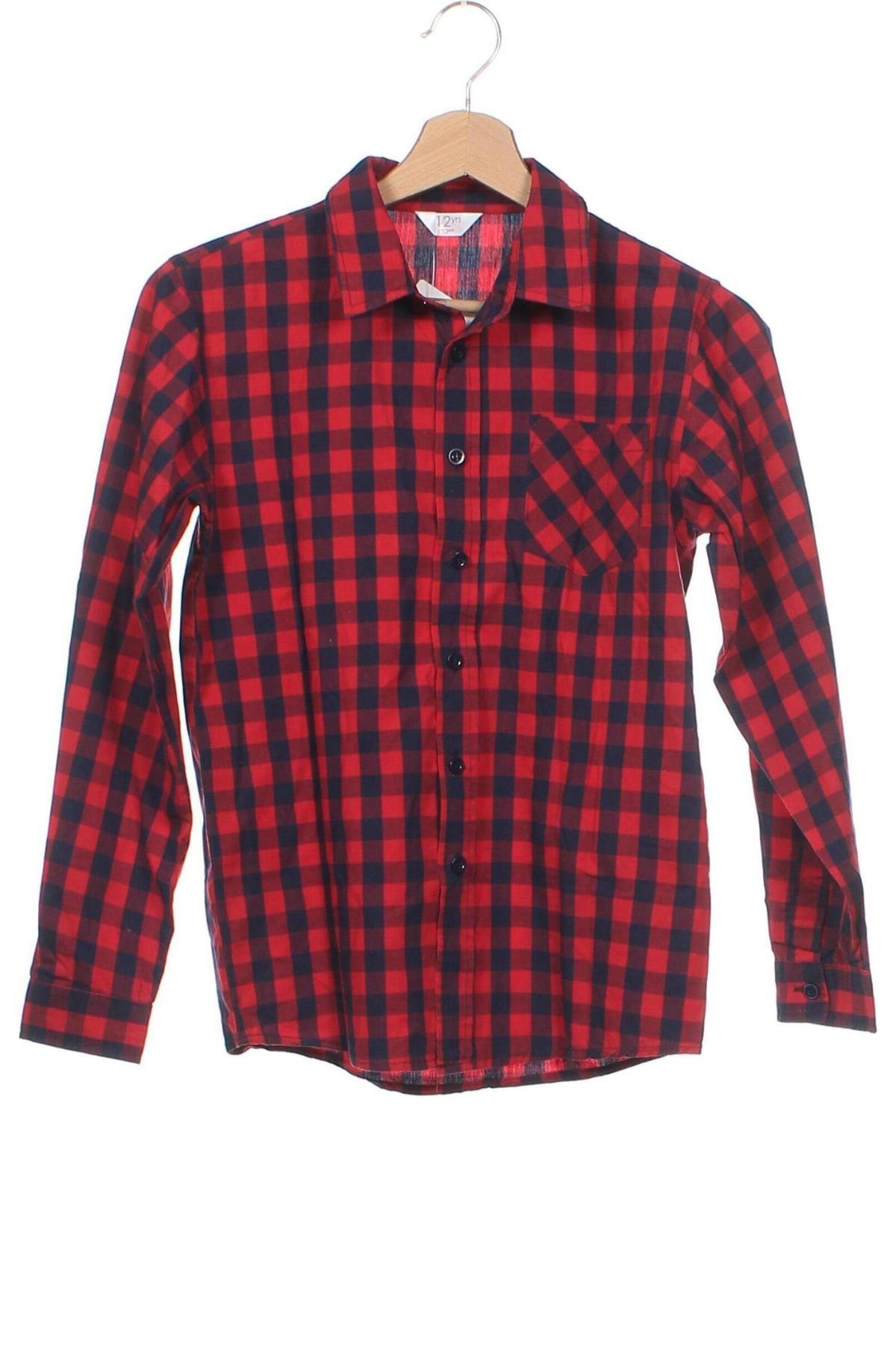 Детска риза, Размер 10-11y/ 146-152 см, Цвят Червен, Цена 6,26 лв.