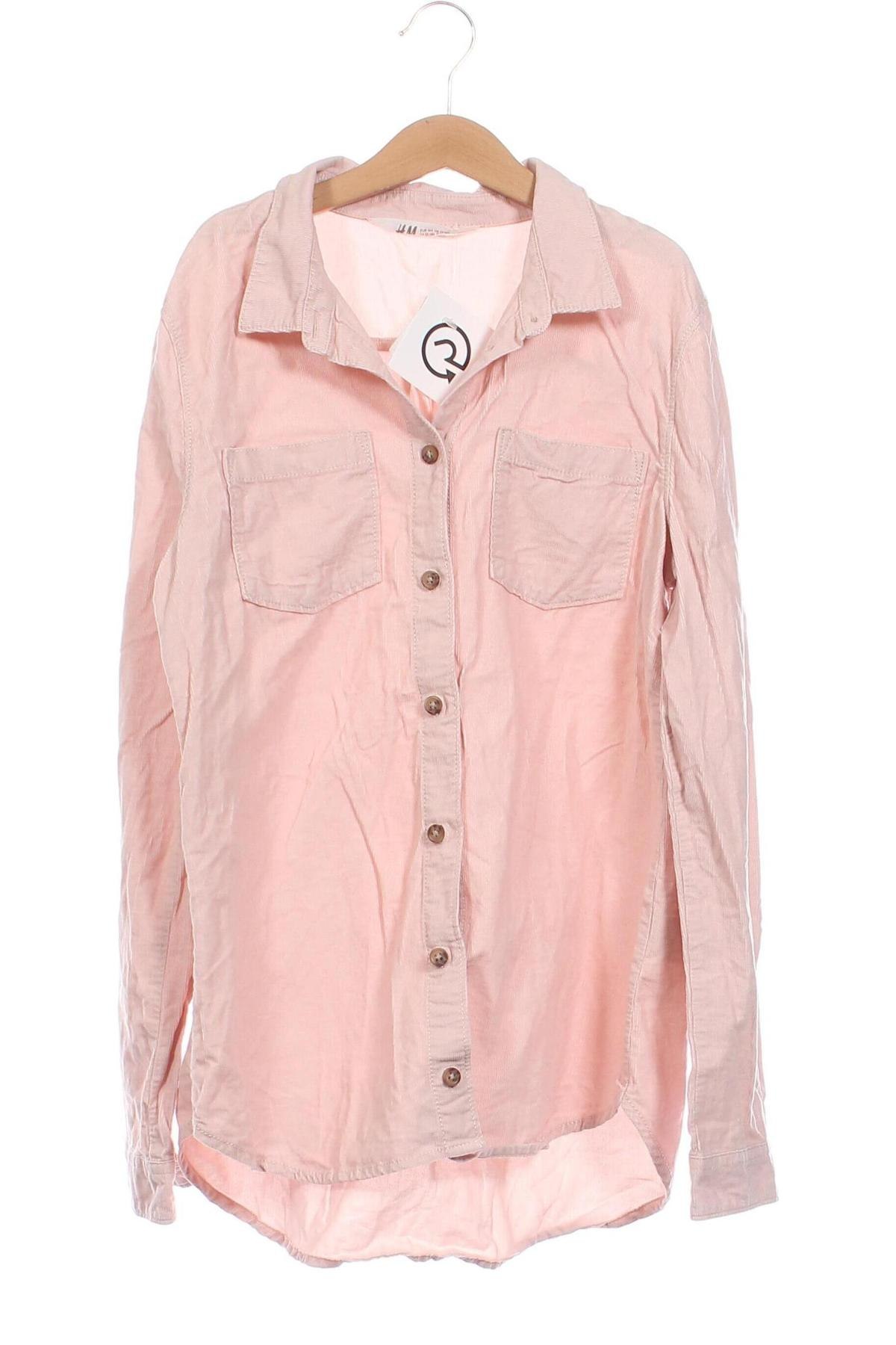 Kinderhemd H&M, Größe 13-14y/ 164-168 cm, Farbe Rosa, Preis € 2,22