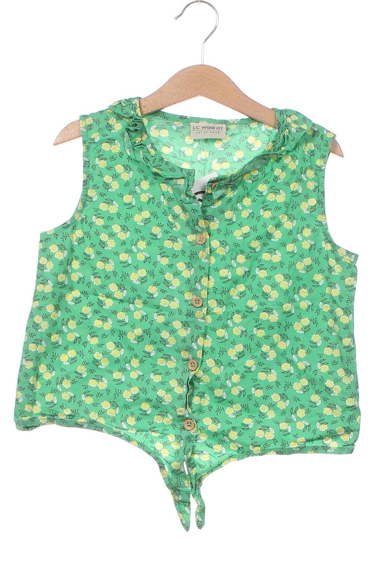 Detská košeľa  LC Waikiki, Veľkosť 6-7y/ 122-128 cm, Farba Zelená, Cena  6,14 €