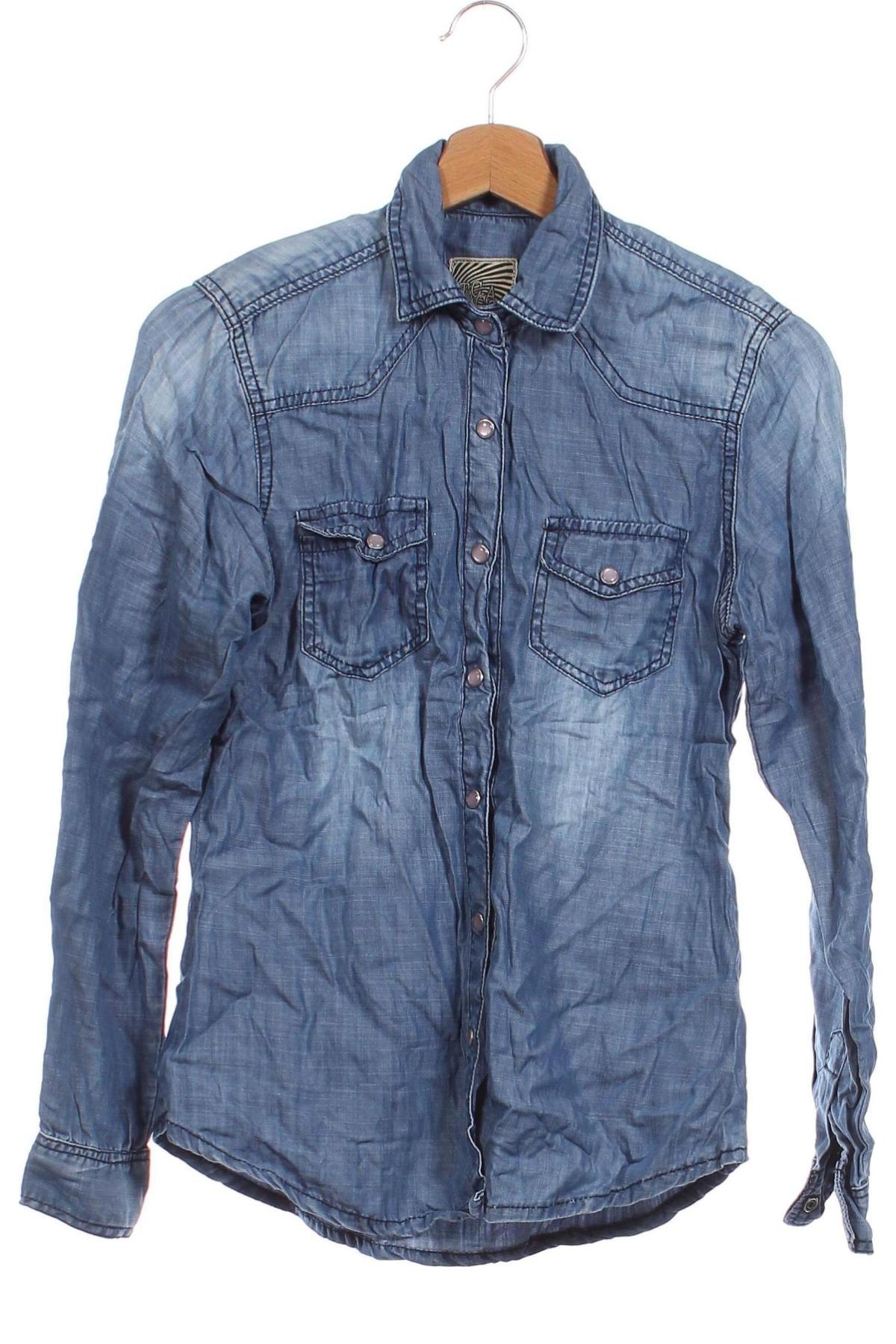 Παιδικό πουκάμισο Staccato, Μέγεθος 12-13y/ 158-164 εκ., Χρώμα Μπλέ, Τιμή 4,06 €