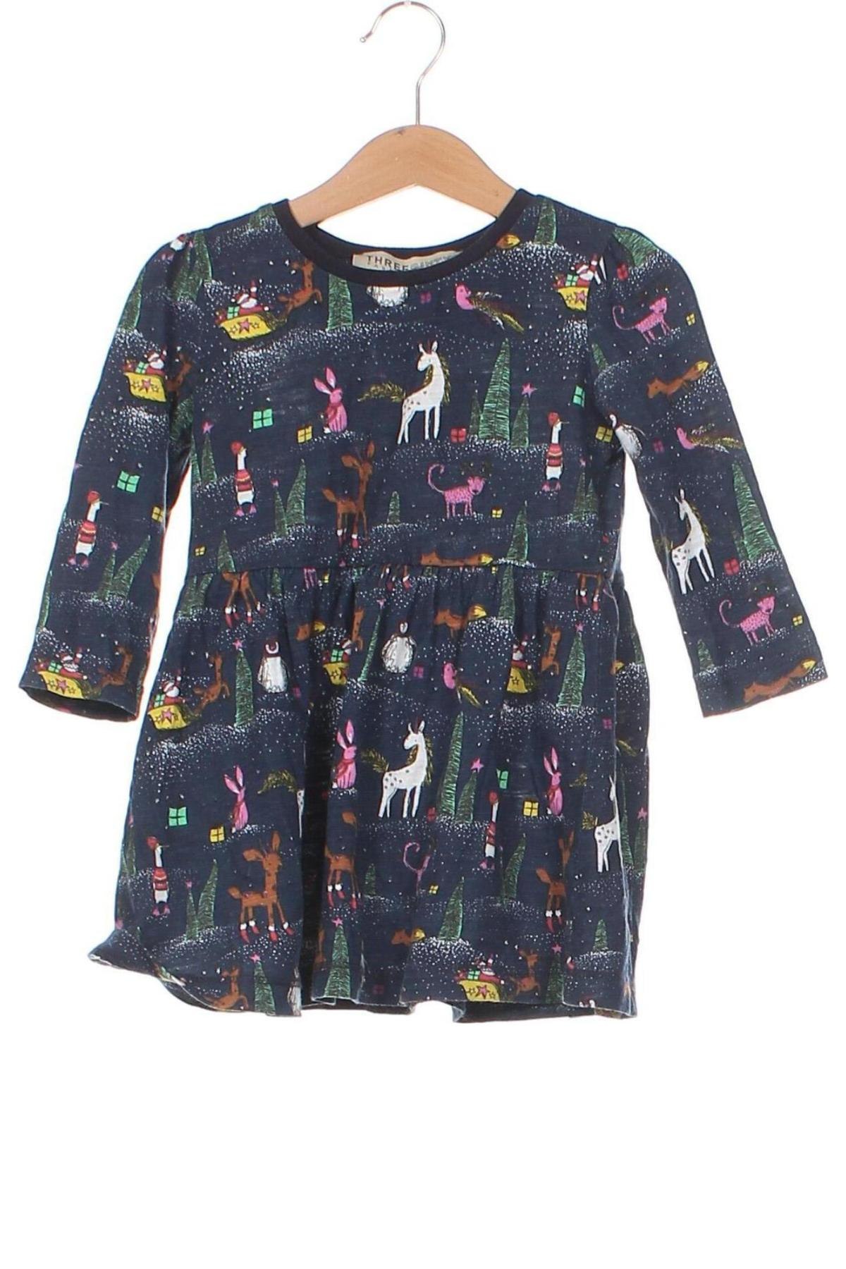 Παιδικό φόρεμα, Μέγεθος 2-3y/ 98-104 εκ., Χρώμα Μπλέ, Τιμή 5,56 €
