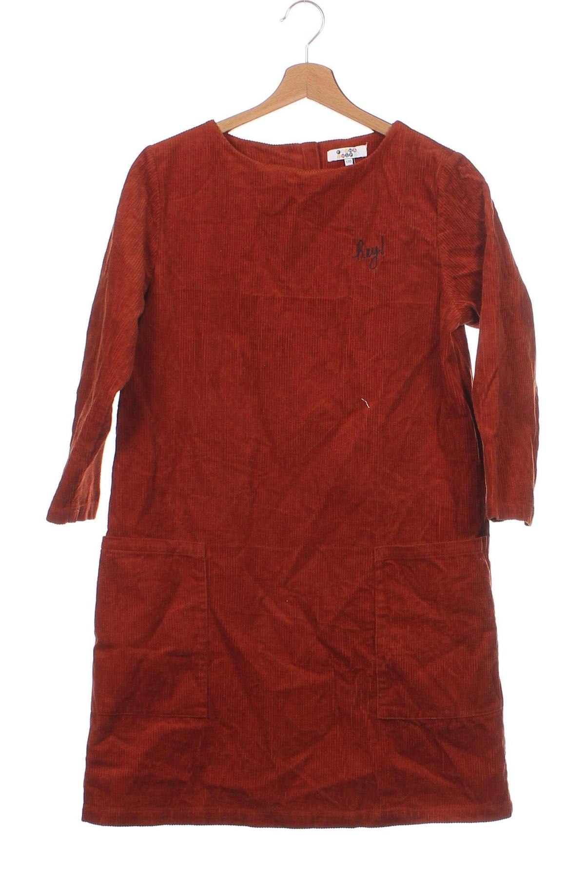 Детска рокля Fishbone, Размер 14-15y/ 168-170 см, Цвят Кафяв, Цена 25,00 лв.