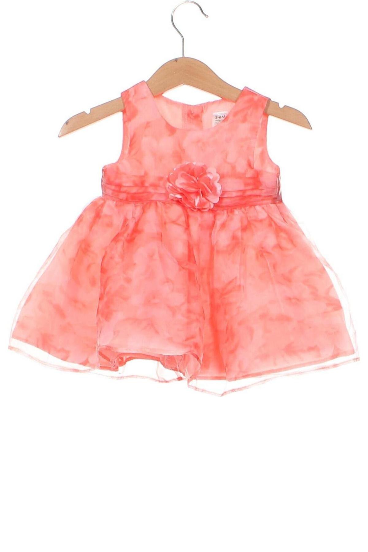 Kinderkleid George, Größe 2-3m/ 56-62 cm, Farbe Orange, Preis 6,11 €