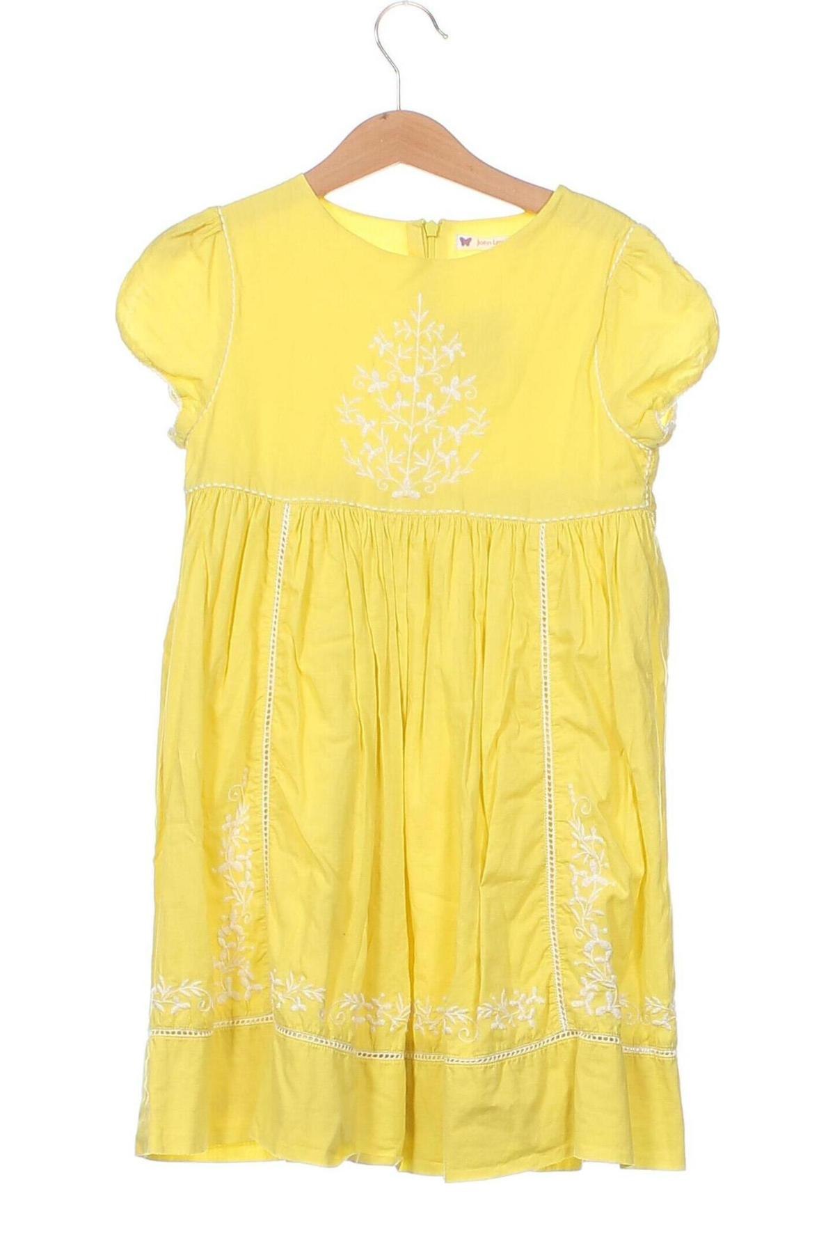 Dětské šaty  John Lewis, Velikost 6-7y/ 122-128 cm, Barva Žlutá, Cena  205,00 Kč