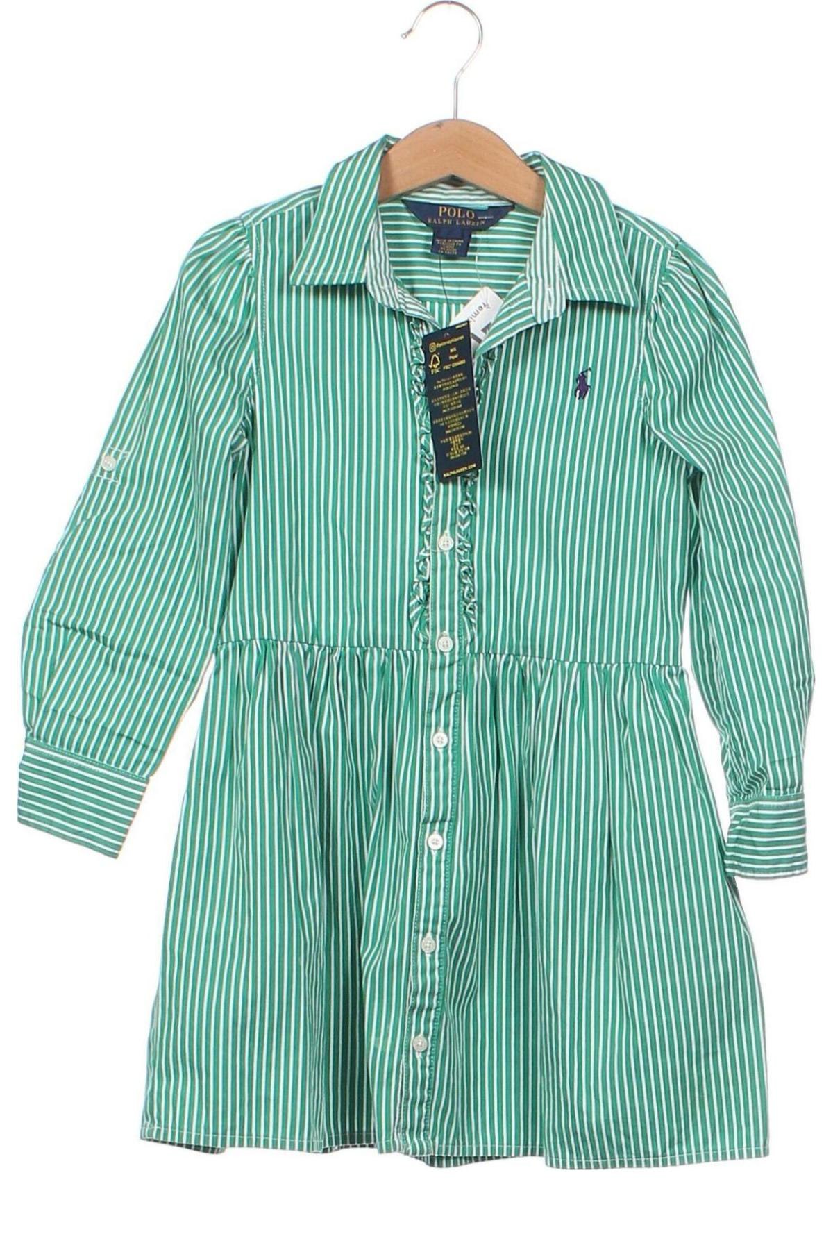 Dziecięca sukienka Polo By Ralph Lauren, Rozmiar 5-6y/ 116-122 cm, Kolor Kolorowy, Cena 373,88 zł