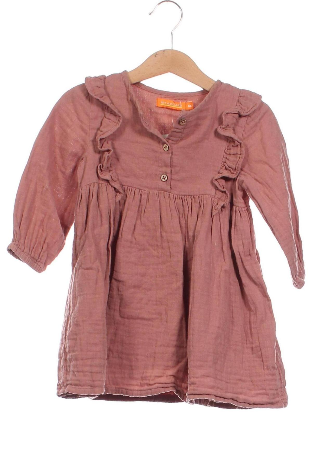 Παιδικό φόρεμα Staccato, Μέγεθος 18-24m/ 86-98 εκ., Χρώμα Ρόζ , Τιμή 8,59 €
