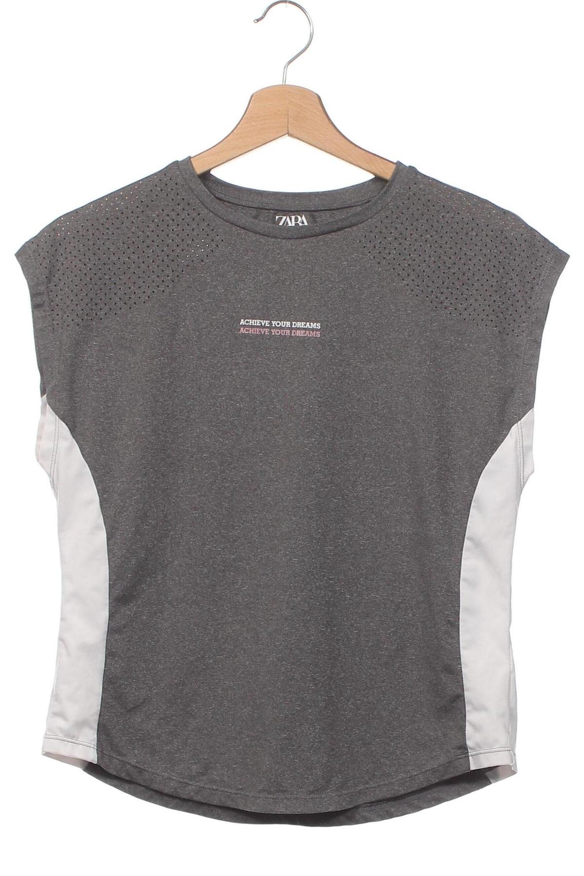 Παιδική μπλούζα αθλητική Zara, Μέγεθος 13-14y/ 164-168 εκ., Χρώμα Γκρί, Τιμή 8,00 €