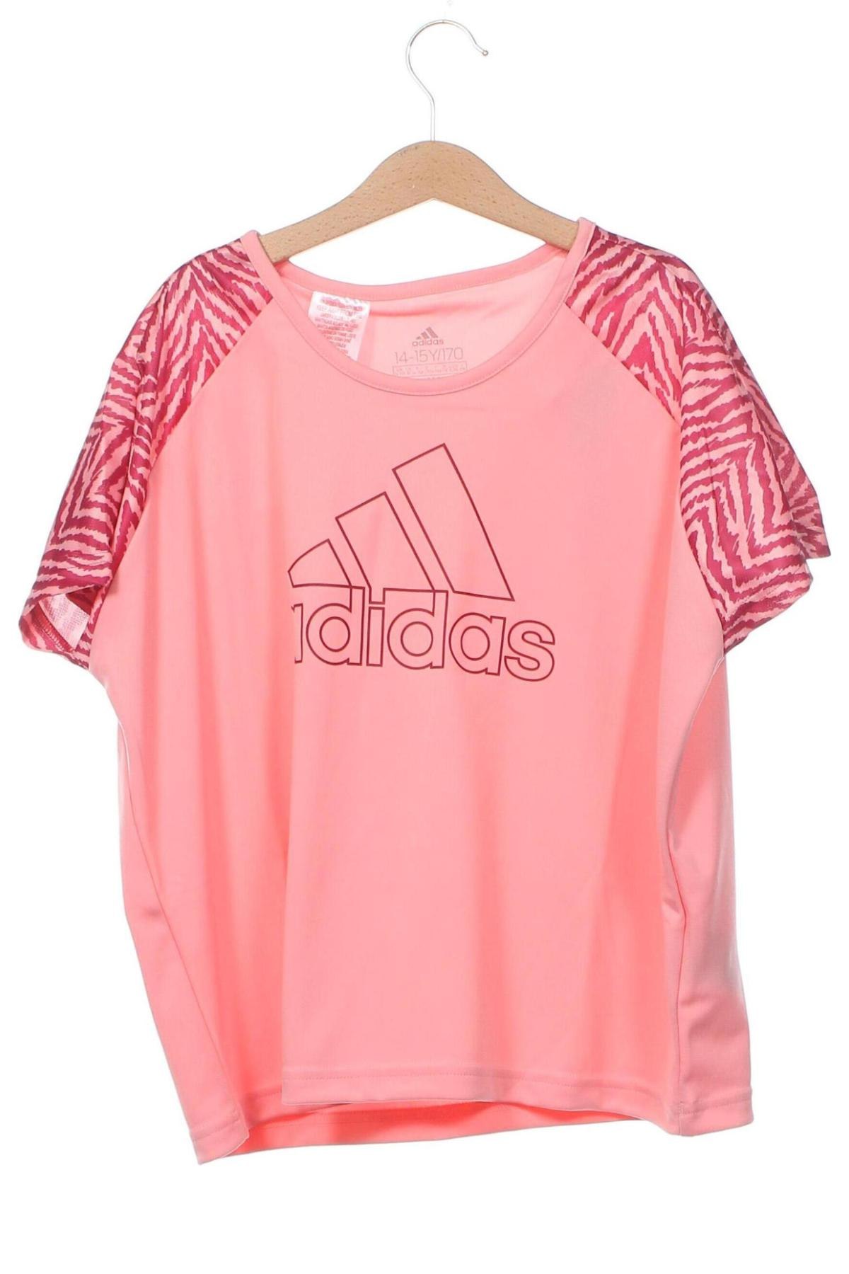 Detské tričko Adidas, Veľkosť 15-18y/ 170-176 cm, Farba Ružová, Cena  16,12 €