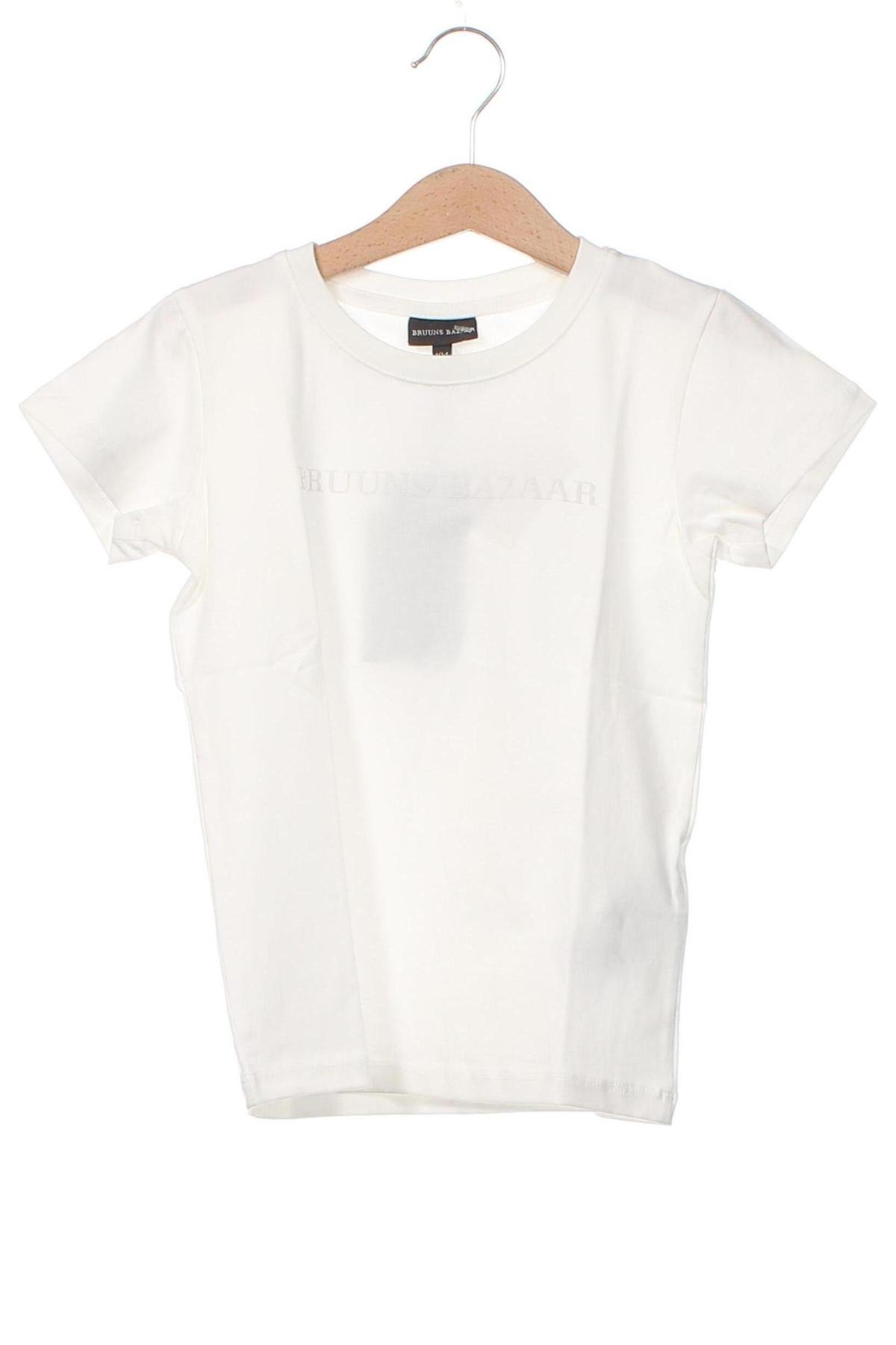 Kinder T-Shirt Bruuns Bazaar, Größe 3-4y/ 104-110 cm, Farbe Weiß, Preis 19,63 €