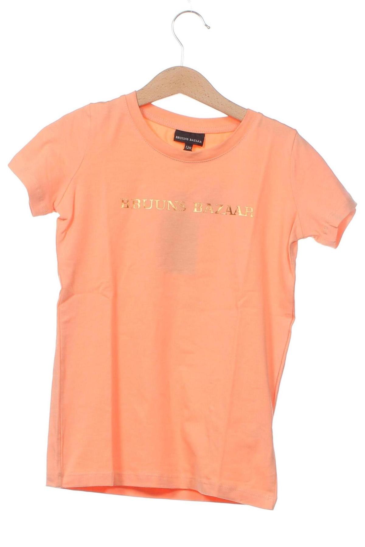 Detské tričko Bruuns Bazaar, Veľkosť 7-8y/ 128-134 cm, Farba Oranžová, Cena  24,23 €