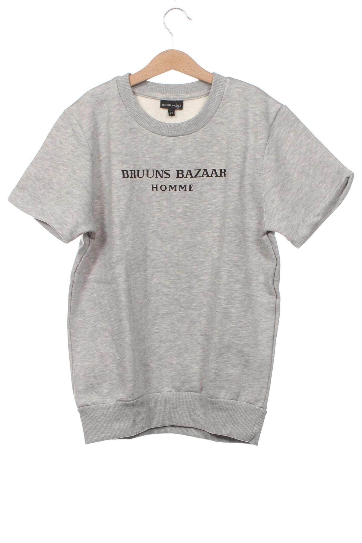 Dziecięcy T-shirt Bruuns Bazaar, Rozmiar 11-12y/ 152-158 cm, Kolor Szary, Cena 67,65 zł