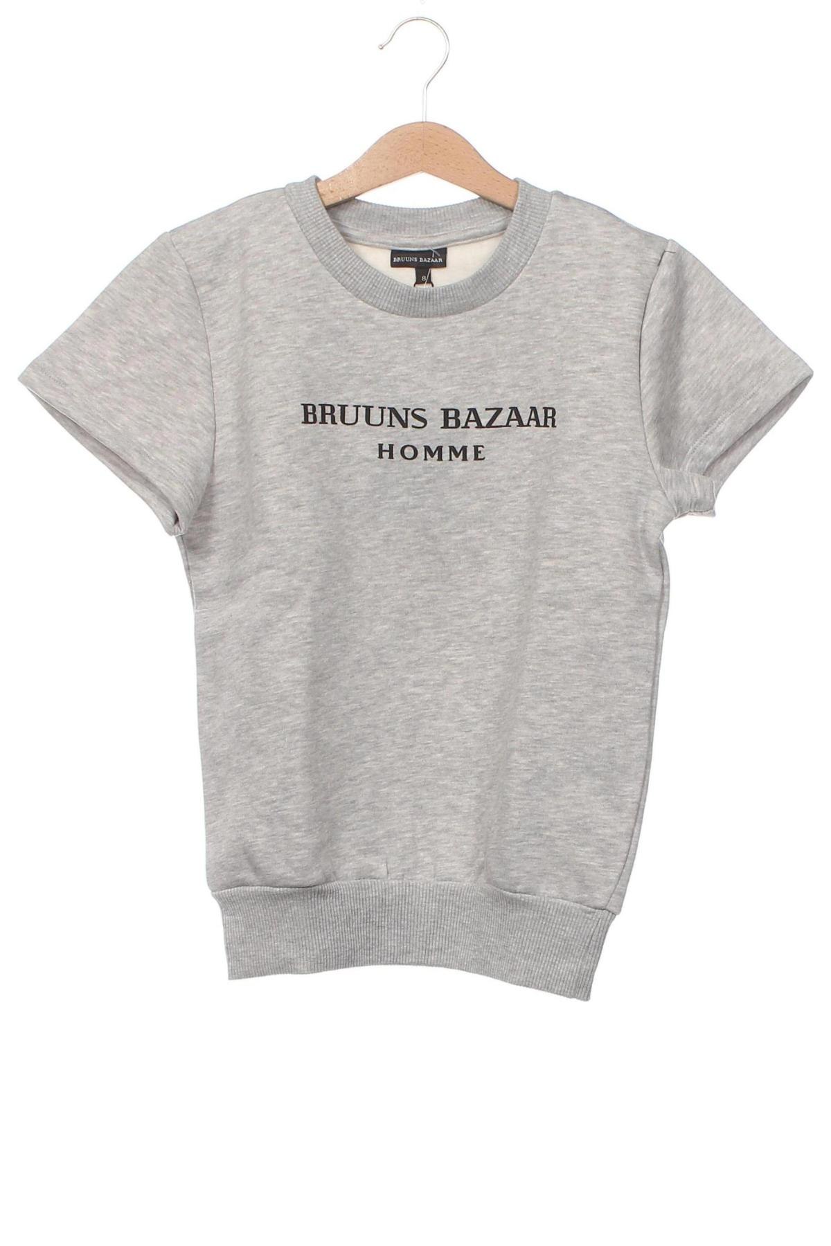 Dziecięcy T-shirt Bruuns Bazaar, Rozmiar 7-8y/ 128-134 cm, Kolor Szary, Cena 101,48 zł