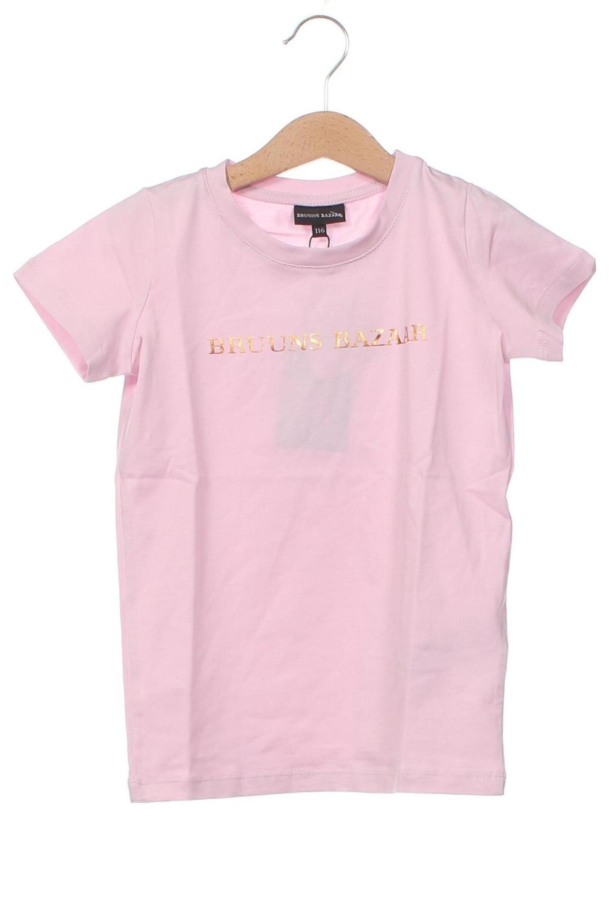 Παιδικό μπλουζάκι Bruuns Bazaar, Μέγεθος 5-6y/ 116-122 εκ., Χρώμα Βιολετί, Τιμή 12,36 €