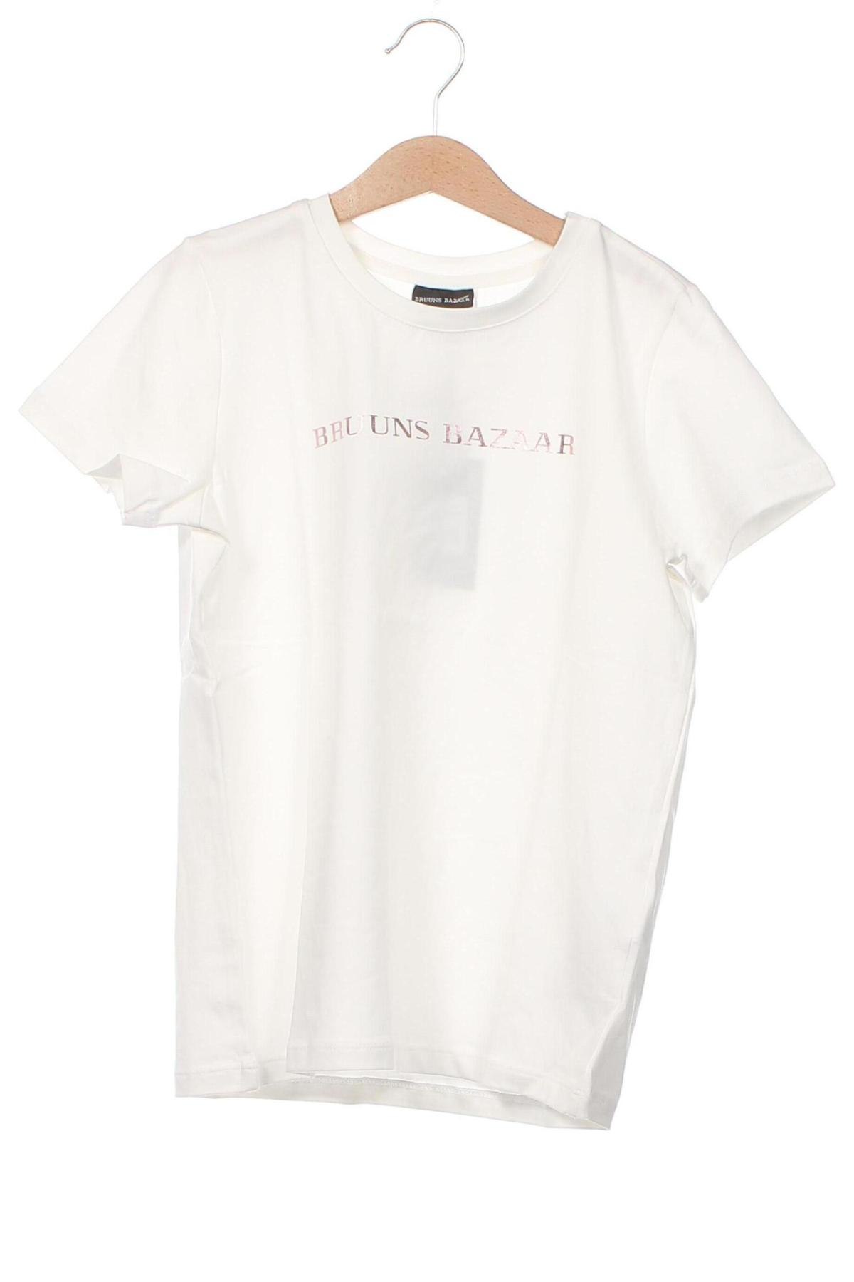 Kinder T-Shirt Bruuns Bazaar, Größe 9-10y/ 140-146 cm, Farbe Weiß, Preis 24,23 €