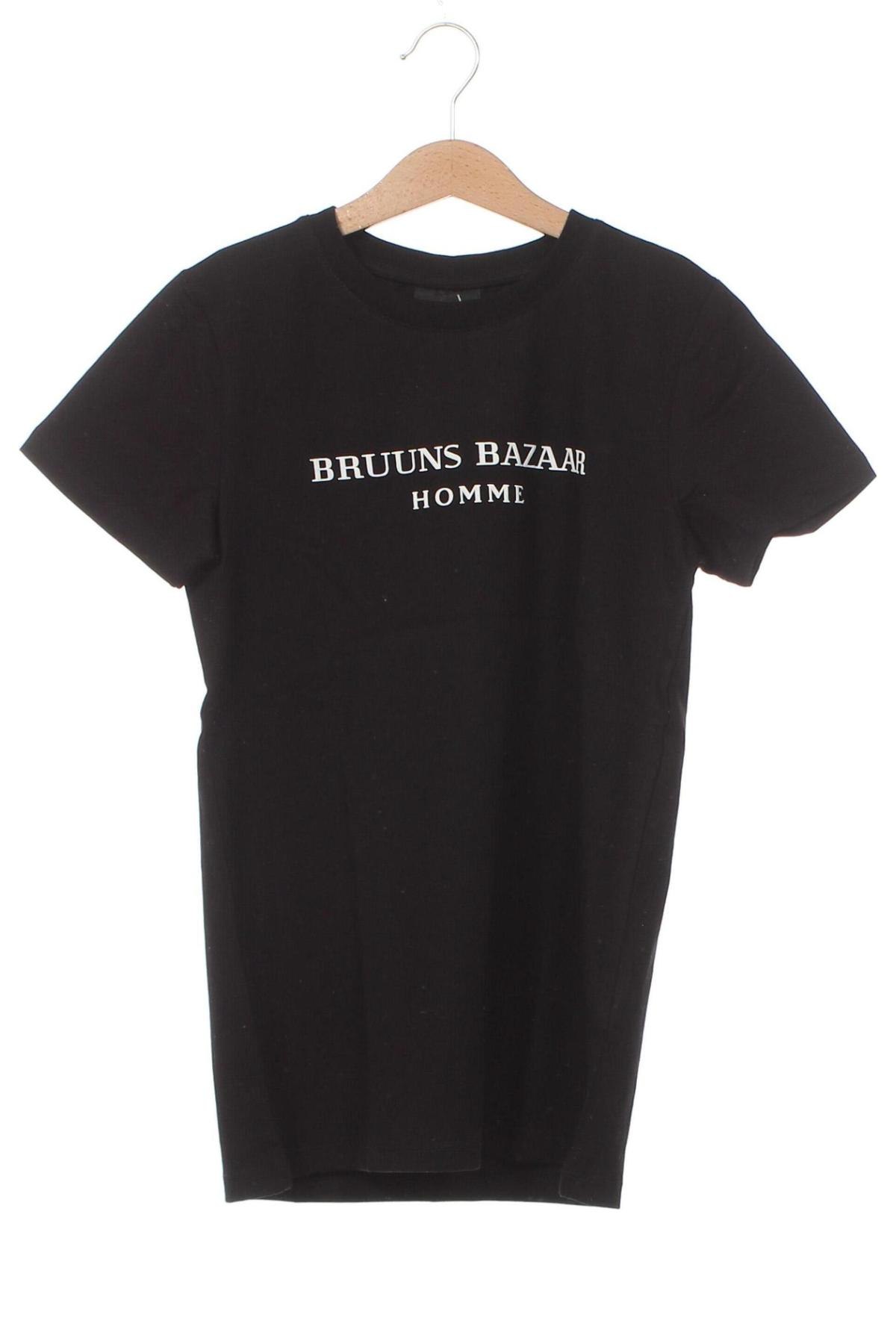 Παιδικό μπλουζάκι Bruuns Bazaar, Μέγεθος 10-11y/ 146-152 εκ., Χρώμα Μαύρο, Τιμή 13,08 €