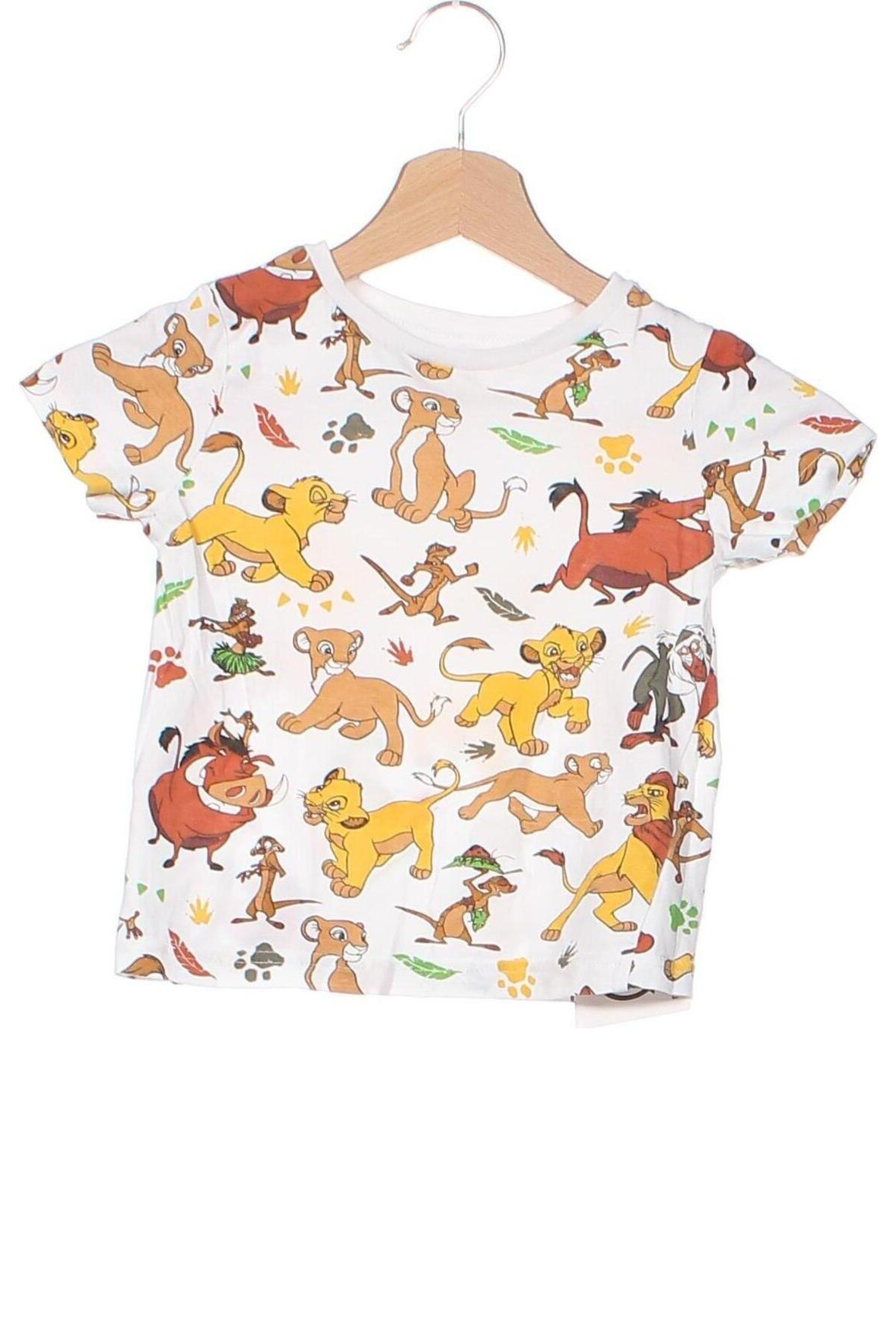 Kinder T-Shirt Disney, Größe 2-3y/ 98-104 cm, Farbe Weiß, Preis 6,14 €