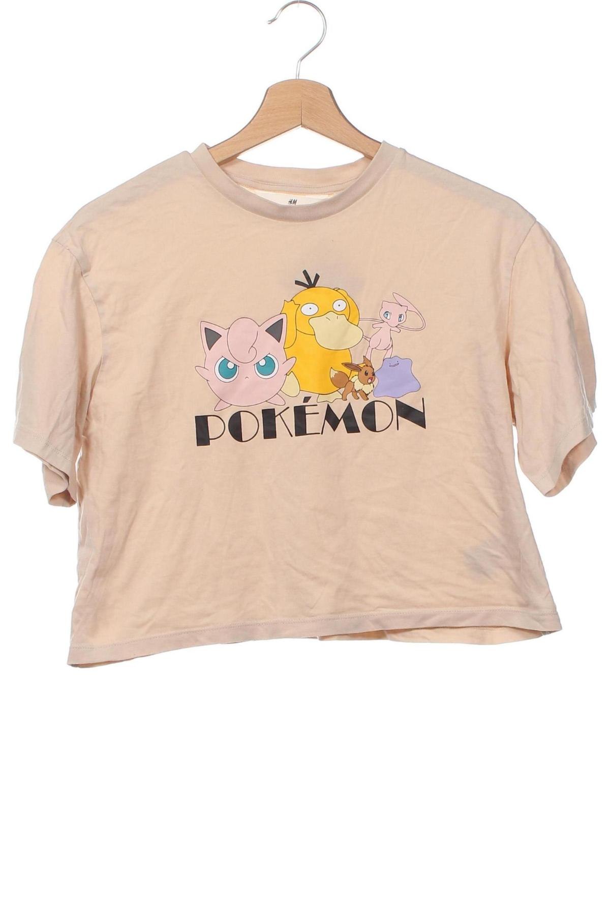 Dětské tričko  H&M, Velikost 14-15y/ 168-170 cm, Barva Béžová, Cena  159,00 Kč