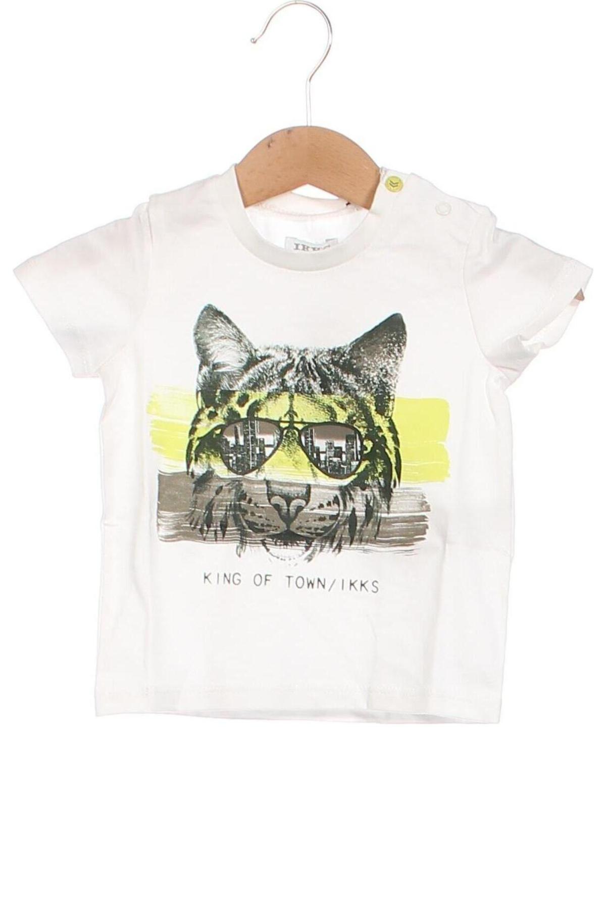 Παιδικό μπλουζάκι IKKS, Μέγεθος 3-6m/ 62-68 εκ., Χρώμα Λευκό, Τιμή 7,60 €