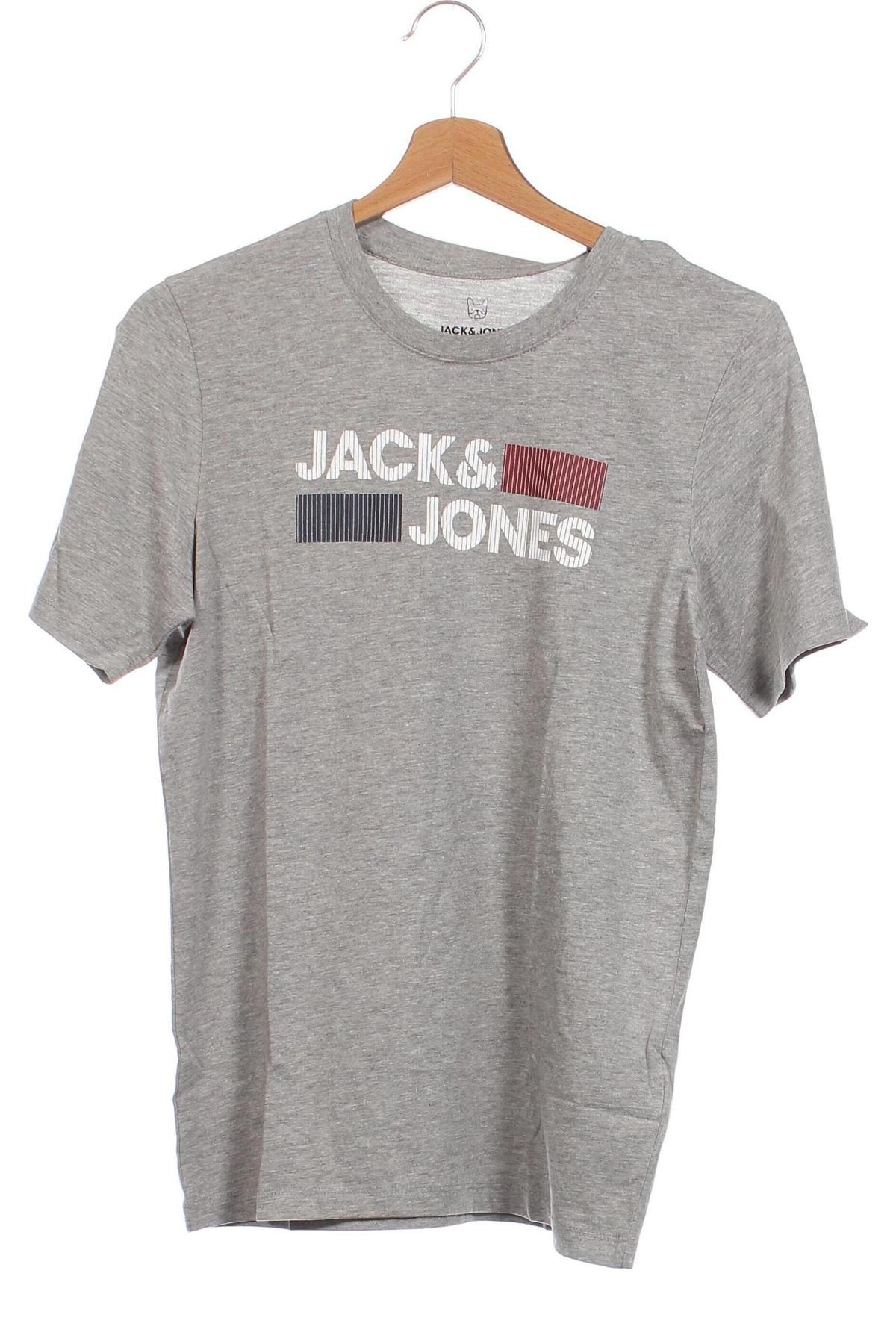 Детска тениска Jack & Jones, Размер 13-14y/ 164-168 см, Цвят Сив, Цена 29,00 лв.