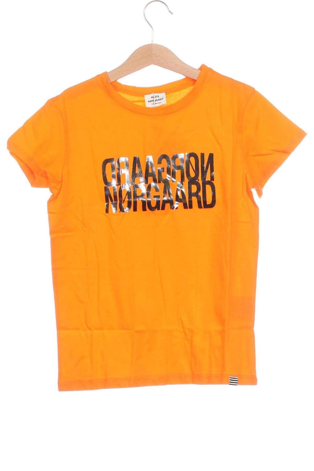 Kinder T-Shirt Mads Norgaard, Größe 7-8y/ 128-134 cm, Farbe Orange, Preis 10,34 €