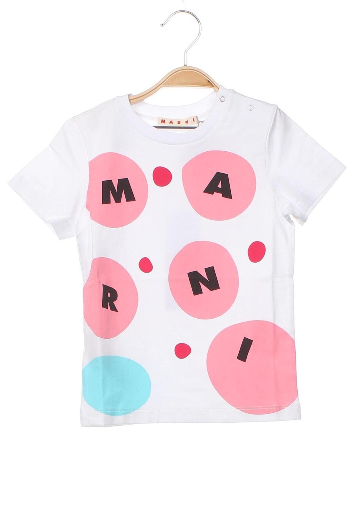 Tricou pentru copii Marni, Mărime 2-3y/ 98-104 cm, Culoare Alb, Preț 467,53 Lei