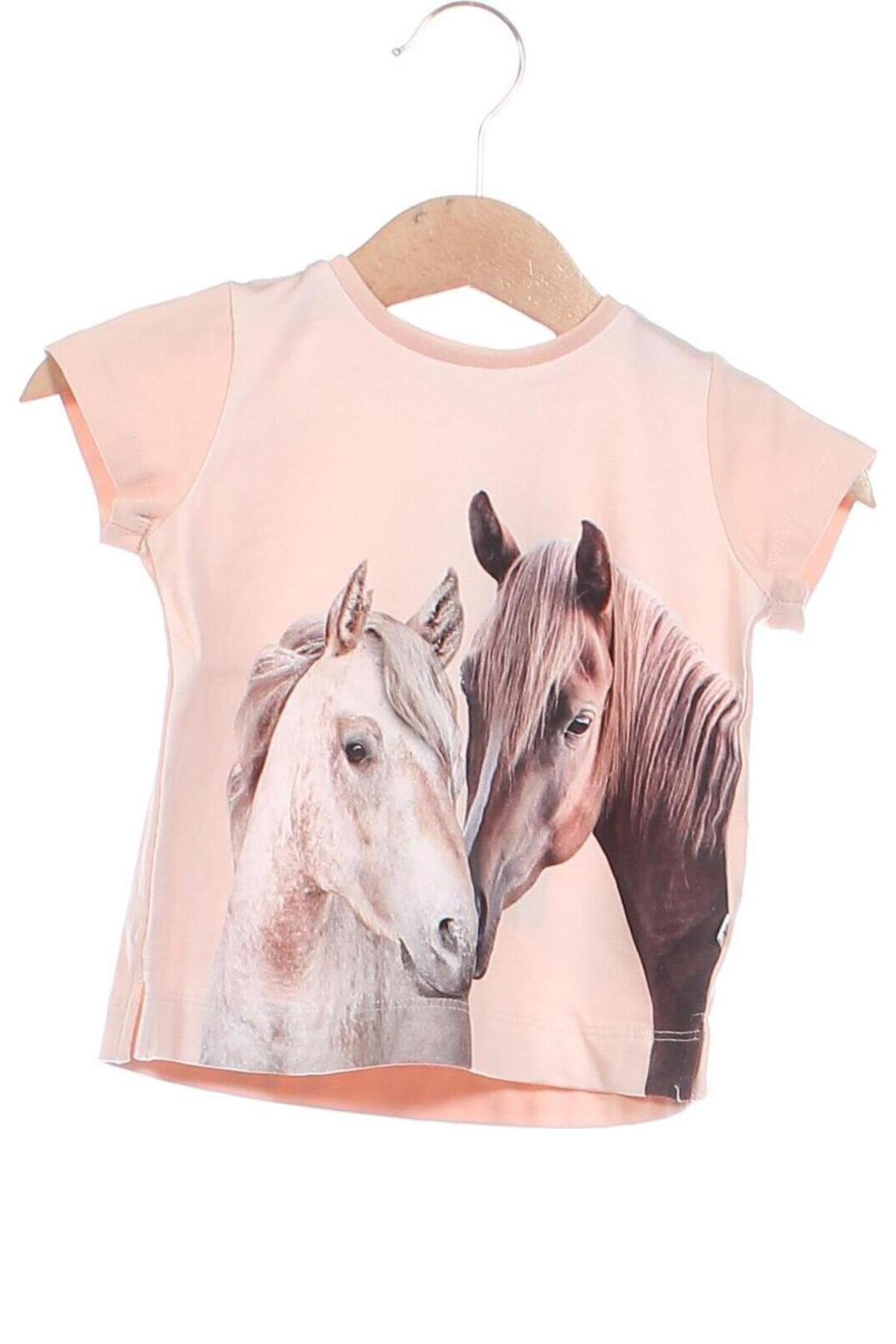 Dziecięcy T-shirt Molo, Rozmiar 6-9m/ 68-74 cm, Kolor Różowy, Cena 43,85 zł