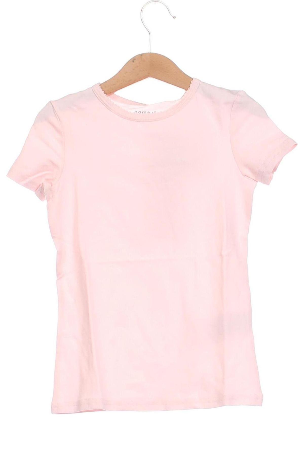 Детска тениска Name It, Размер 4-5y/ 110-116 см, Цвят Розов, Цена 31,00 лв.