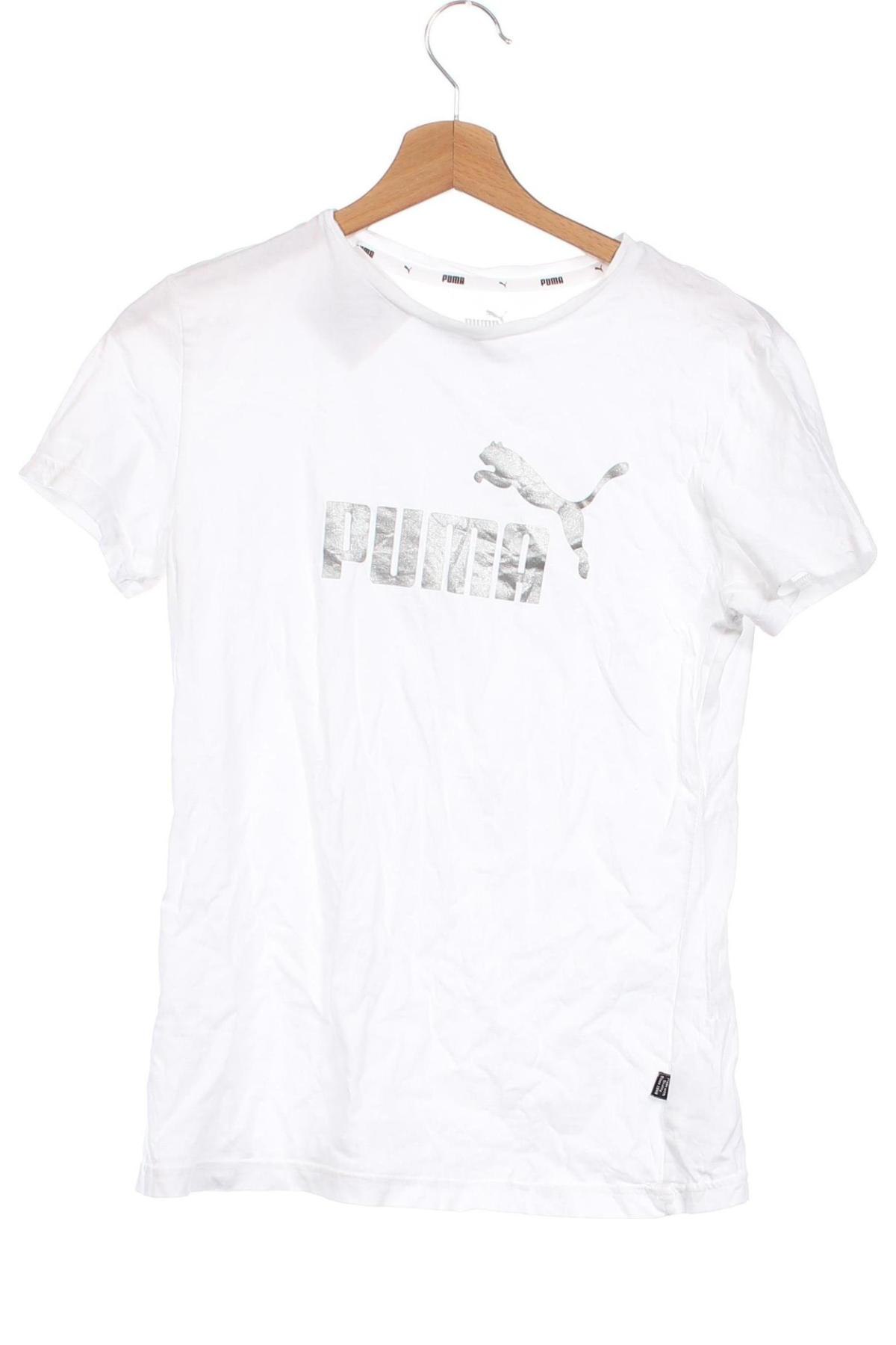 Детска тениска PUMA, Размер 15-18y/ 170-176 см, Цвят Бял, Цена 20,00 лв.