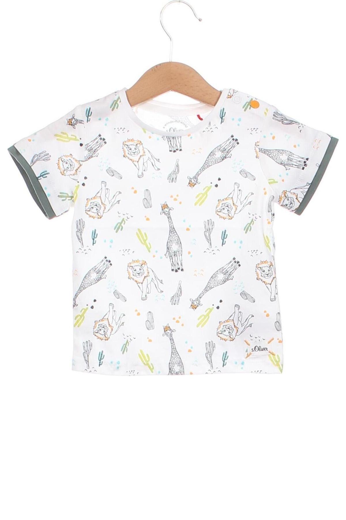 Детска тениска S.Oliver, Размер 9-12m/ 74-80 см, Цвят Многоцветен, Цена 31,00 лв.
