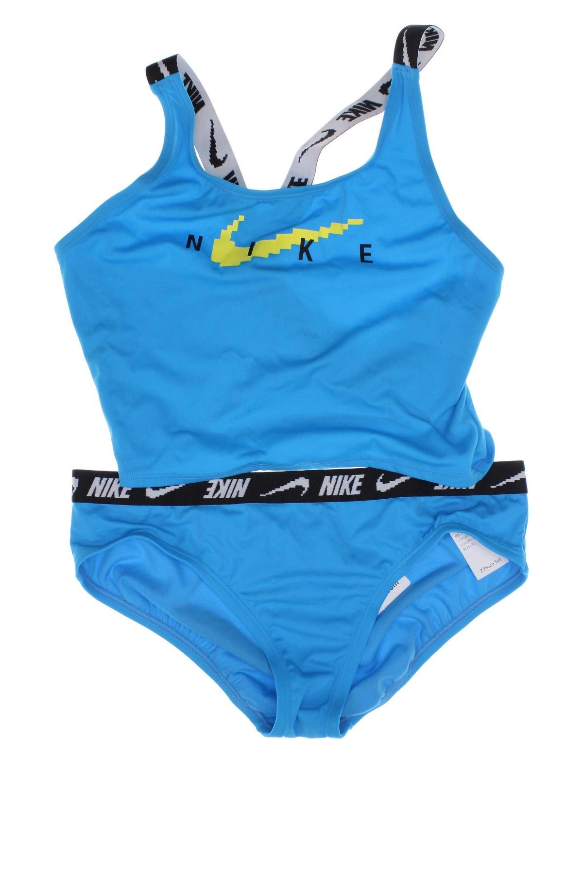 Kinderbadeanzug Nike, Größe 13-14y/ 164-168 cm, Farbe Blau, Preis € 51,03