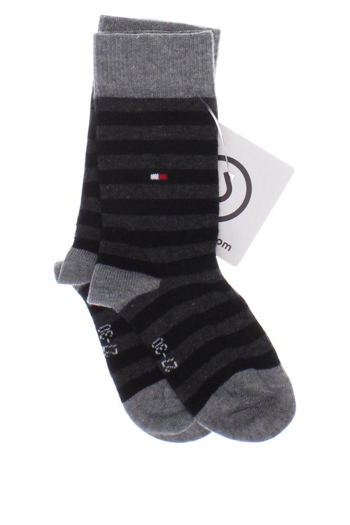 Детски чорапи Tommy Hilfiger, Размер 5-6y/ 116-122 см, Цвят Сив, Цена 24,00 лв.