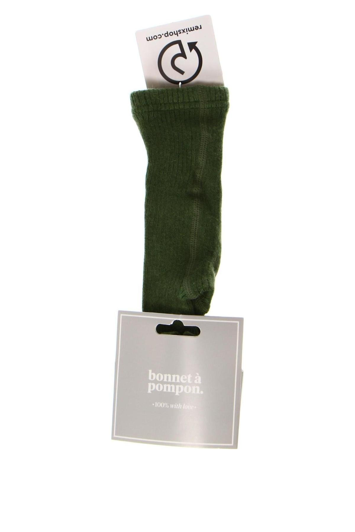 Dresuri pentru copii Bonnet A Pompon, Mărime 1-2m/ 50-56 cm, Culoare Verde, Preț 181,58 Lei