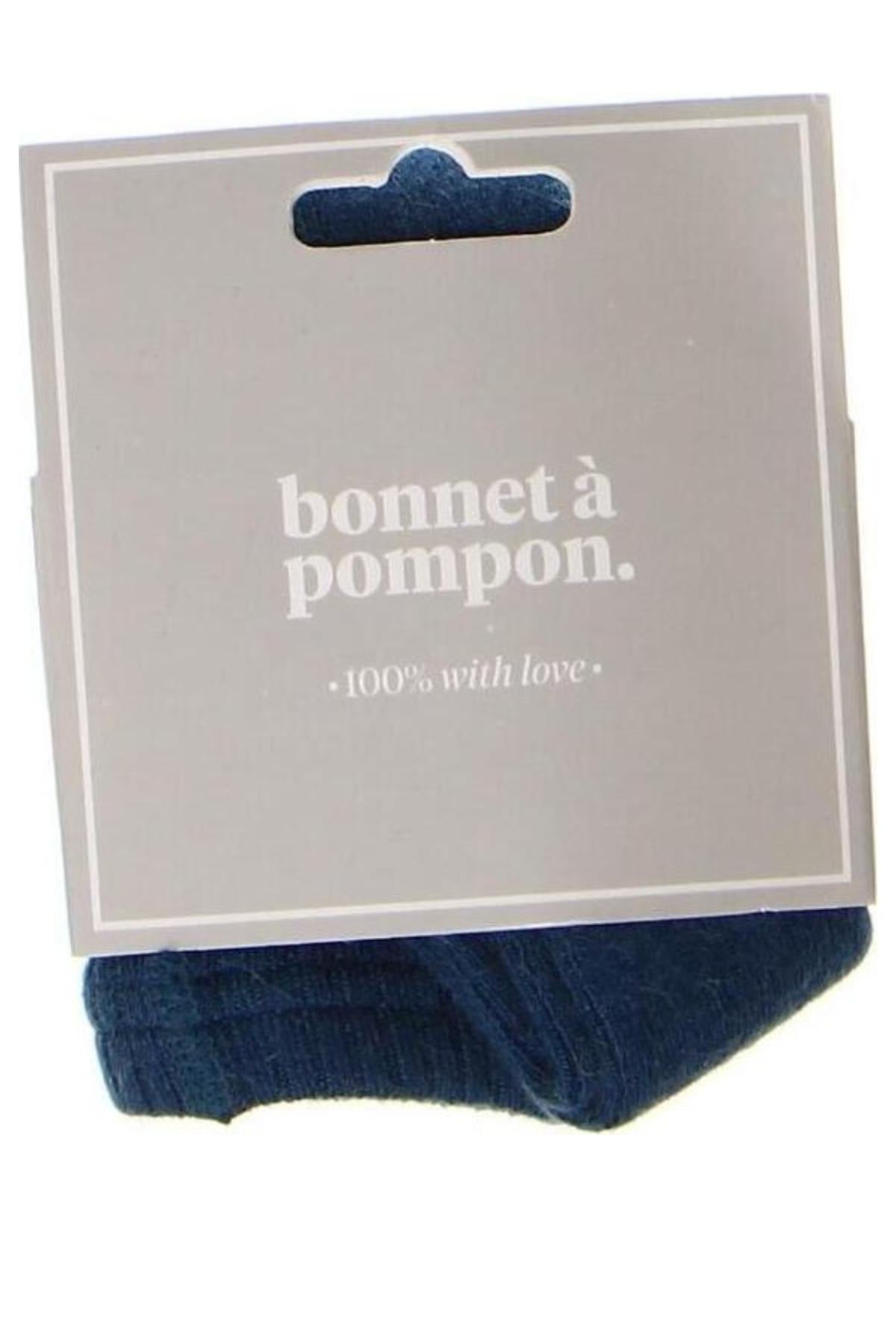 Kinderstrumpfhose Bonnet A Pompon, Größe 1-2m/ 50-56 cm, Farbe Blau, Preis € 35,57