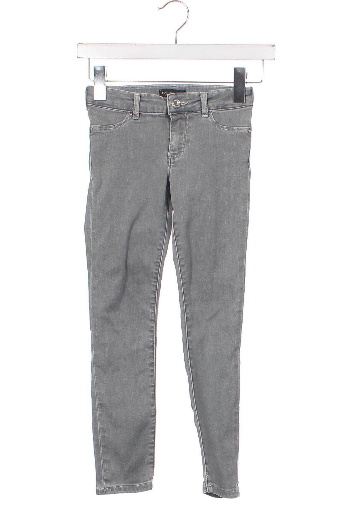 Kinderjeans Scotch & Soda, Größe 7-8y/ 128-134 cm, Farbe Grau, Preis 15,39 €