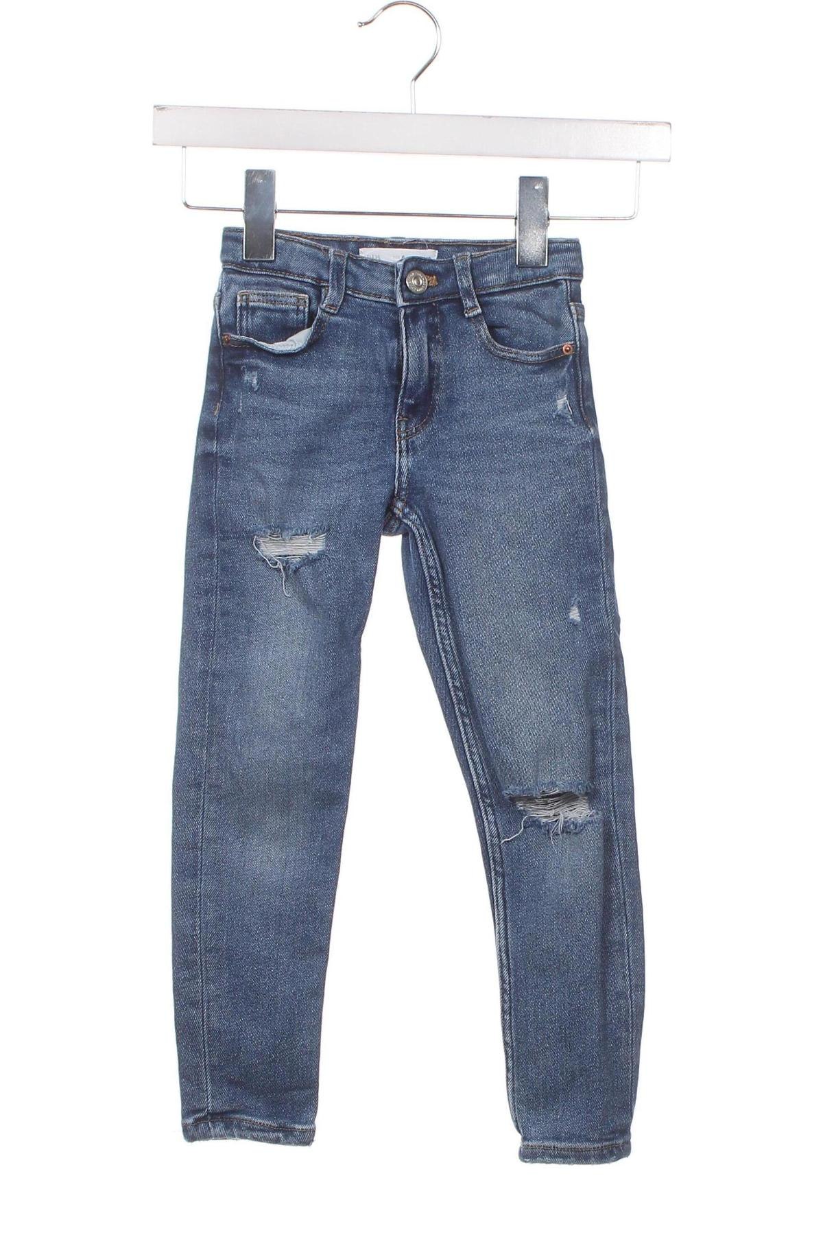 Kinderjeans Zara, Größe 5-6y/ 116-122 cm, Farbe Blau, Preis 5,01 €