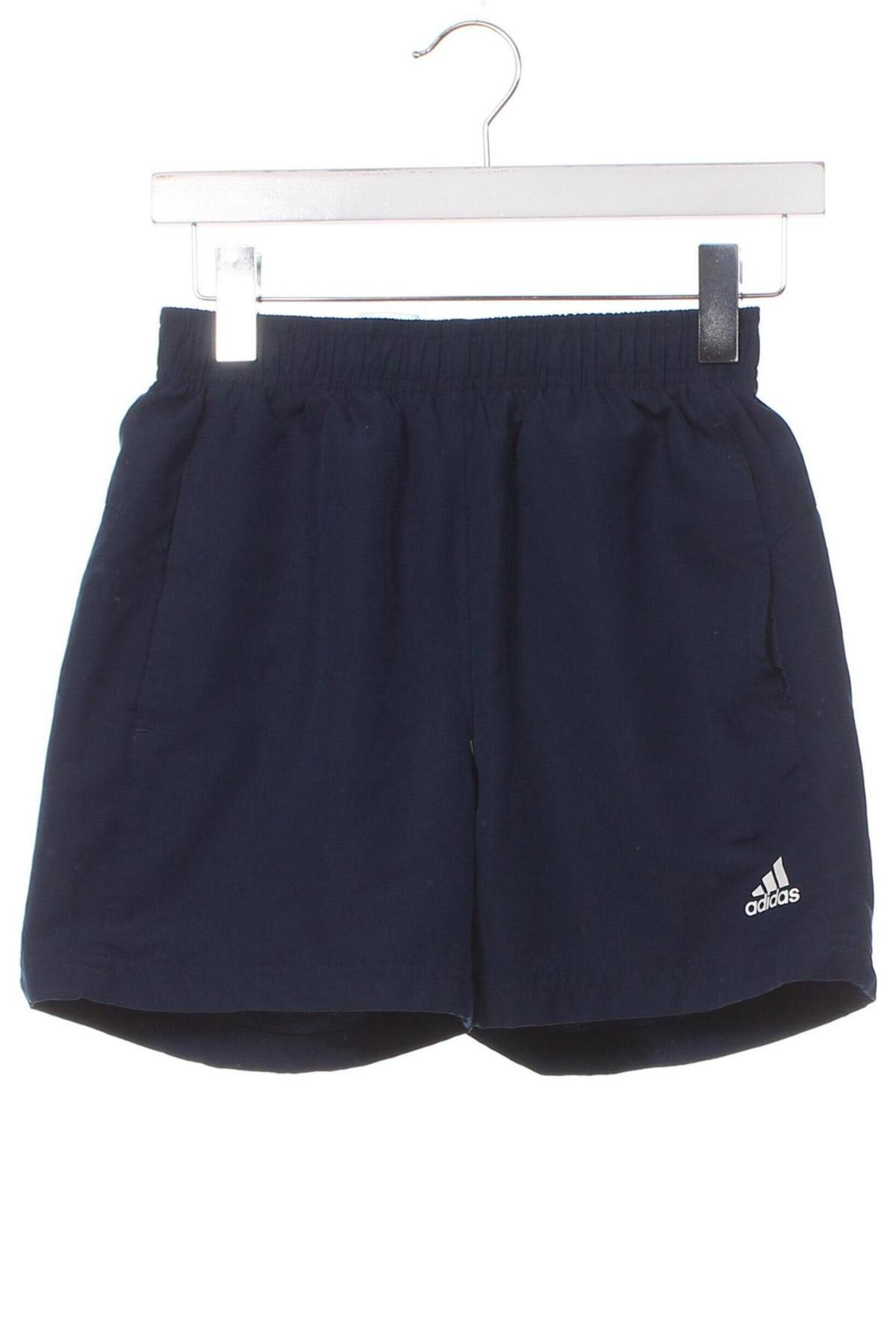 Dětské krátké kalhoty  Adidas, Velikost 13-14y/ 164-168 cm, Barva Modrá, Cena  325,00 Kč