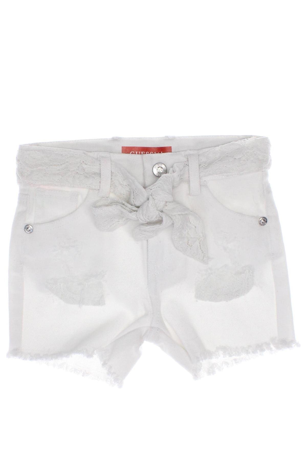 Детски къс панталон Guess, Размер 18-24m/ 86-98 см, Цвят Бял, Цена 41,31 лв.