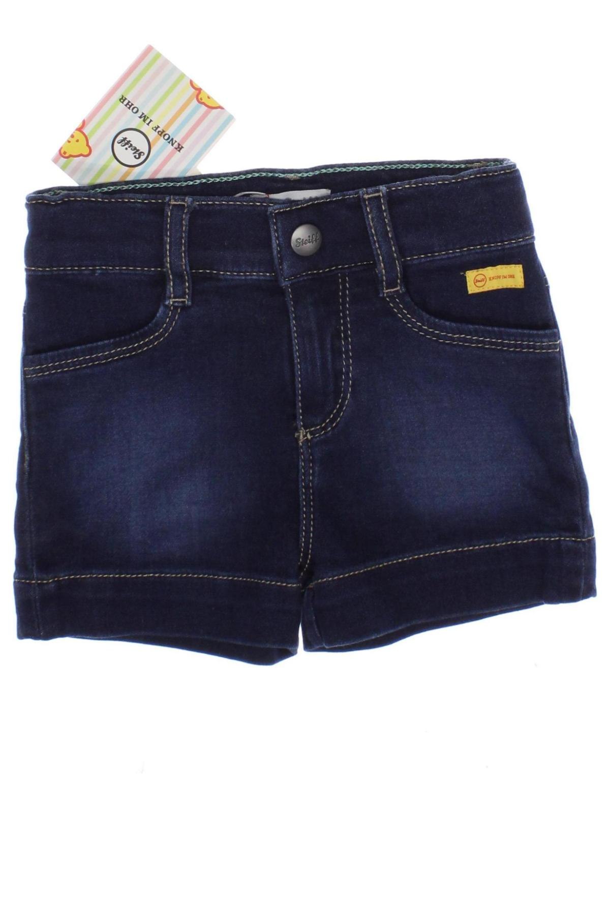 Dětské krátké kalhoty  Steiff, Velikost 9-12m/ 74-80 cm, Barva Modrá, Cena  148,00 Kč